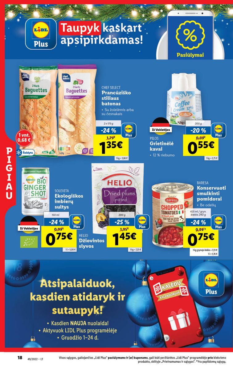 Naujausias LIDL kaininis katalogas 2022.12.05 - 2022.12.11
