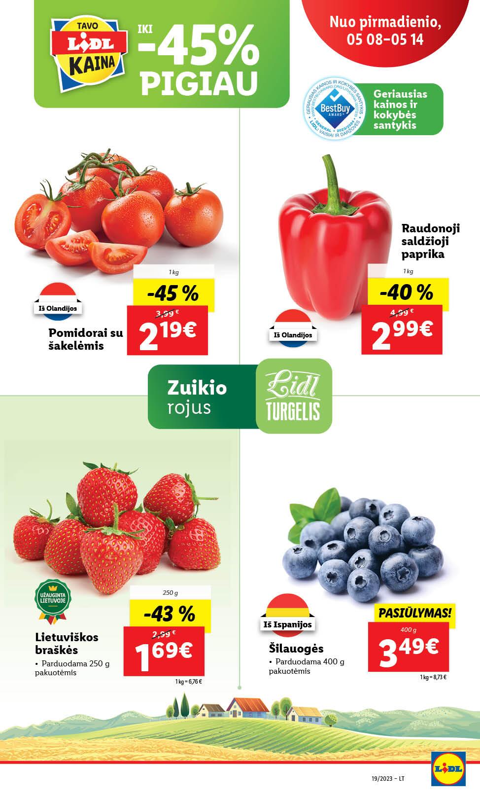 Naujausias LIDL kaininis katalogas 2023.05.08 - 2023.05.14