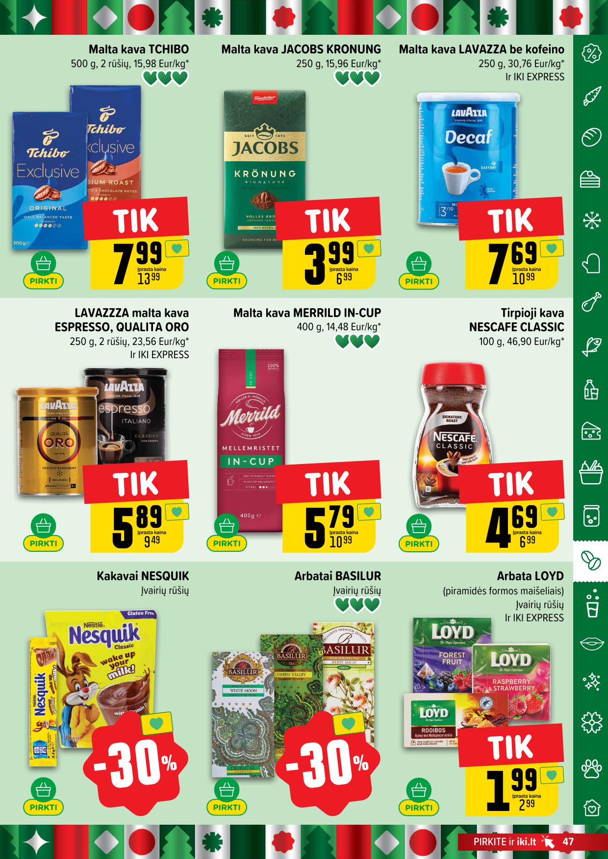 Naujausias IKI kaininis katalogas 2025.12.01 - 2025.12.07