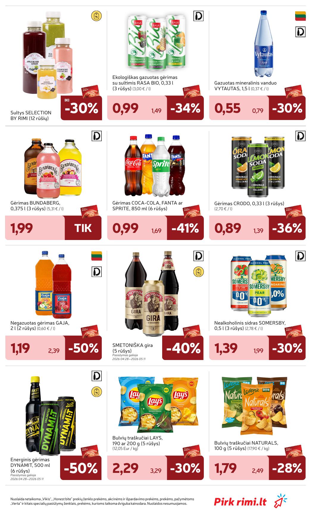 Naujausias RIMI kaininis katalogas 2026.04.28 - 2026.05.04