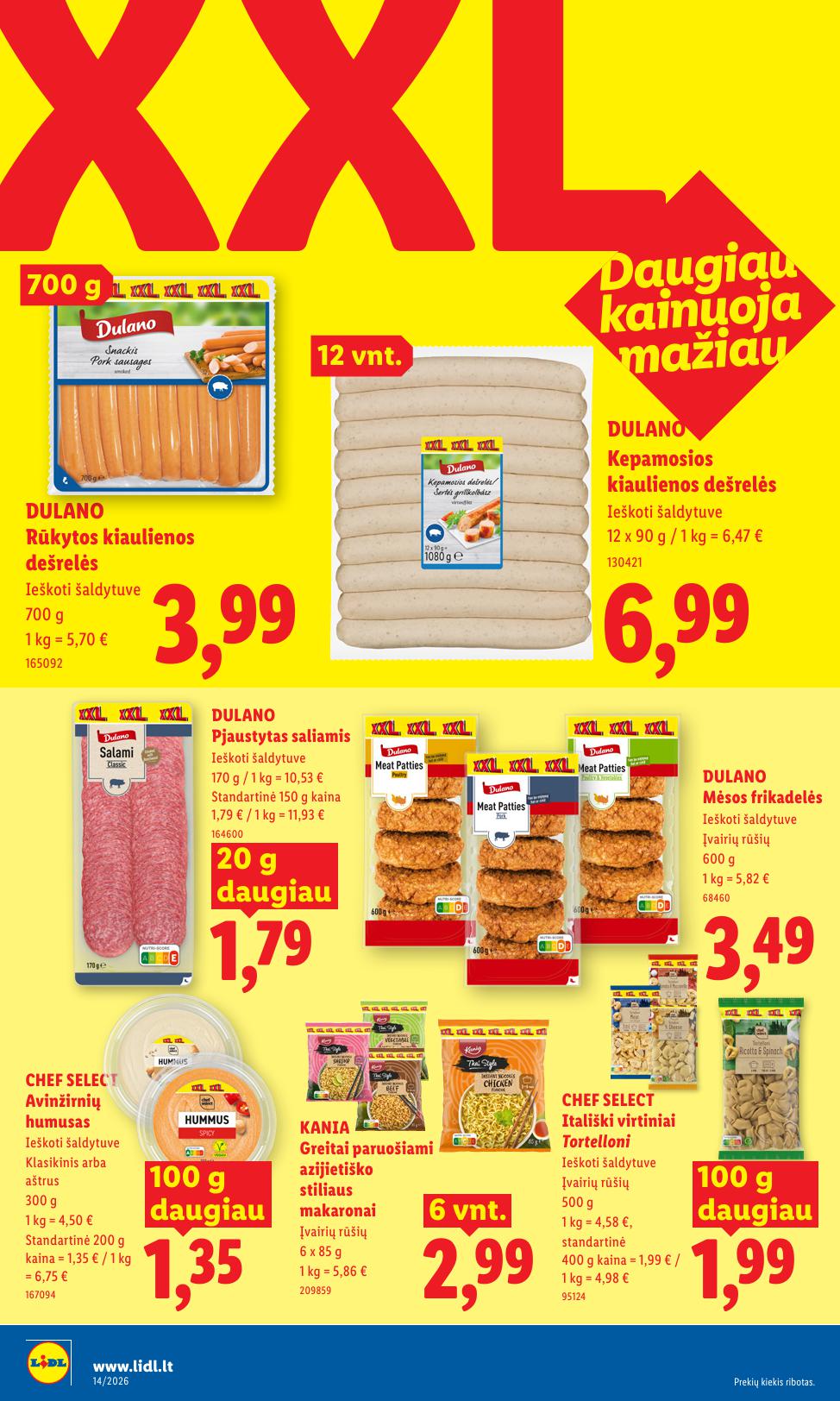 Naujausias LIDL kaininis katalogas 2026.03.30 - 2026.04.04