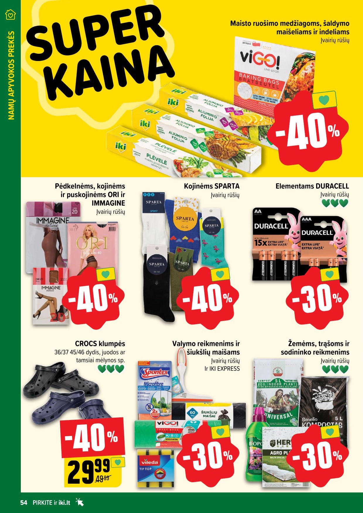 Naujausias IKI kaininis katalogas 2024.05.20 - 2024.05.26