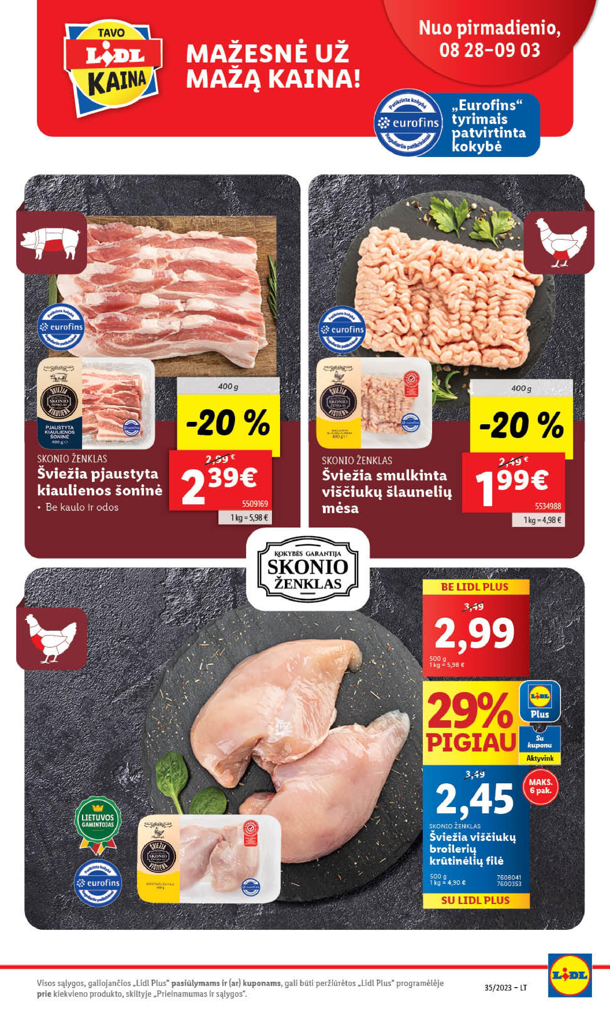 Naujausias LIDL kaininis katalogas 2023.08.28 - 2023.09.03