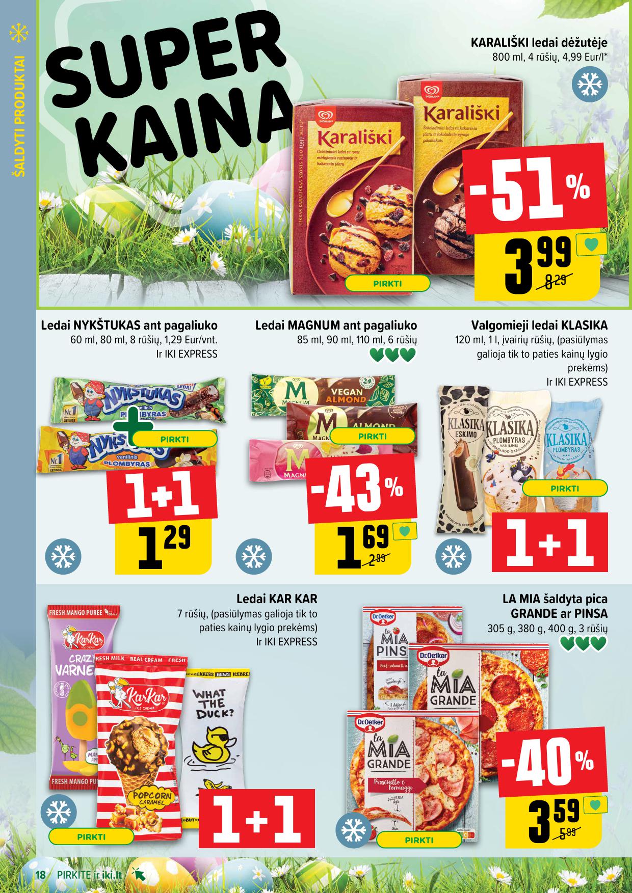 Naujausias IKI kaininis katalogas 2025.04.14 - 2025.04.19