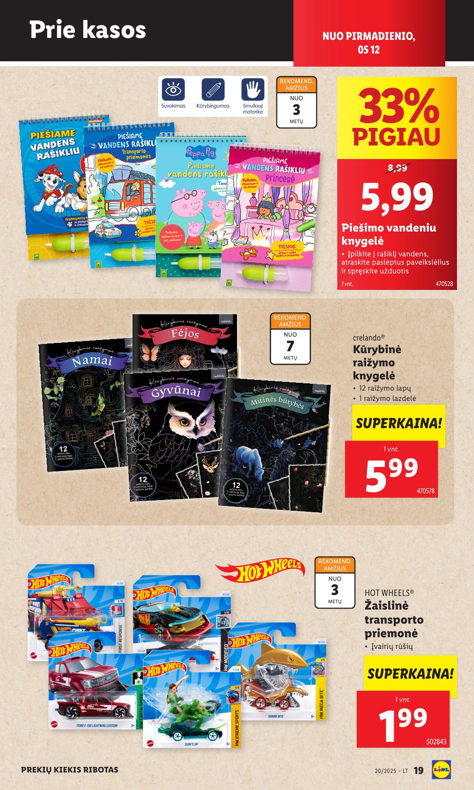 LIDL ne maisto prekių leidinys 2025.05.12 - 2025.05.18