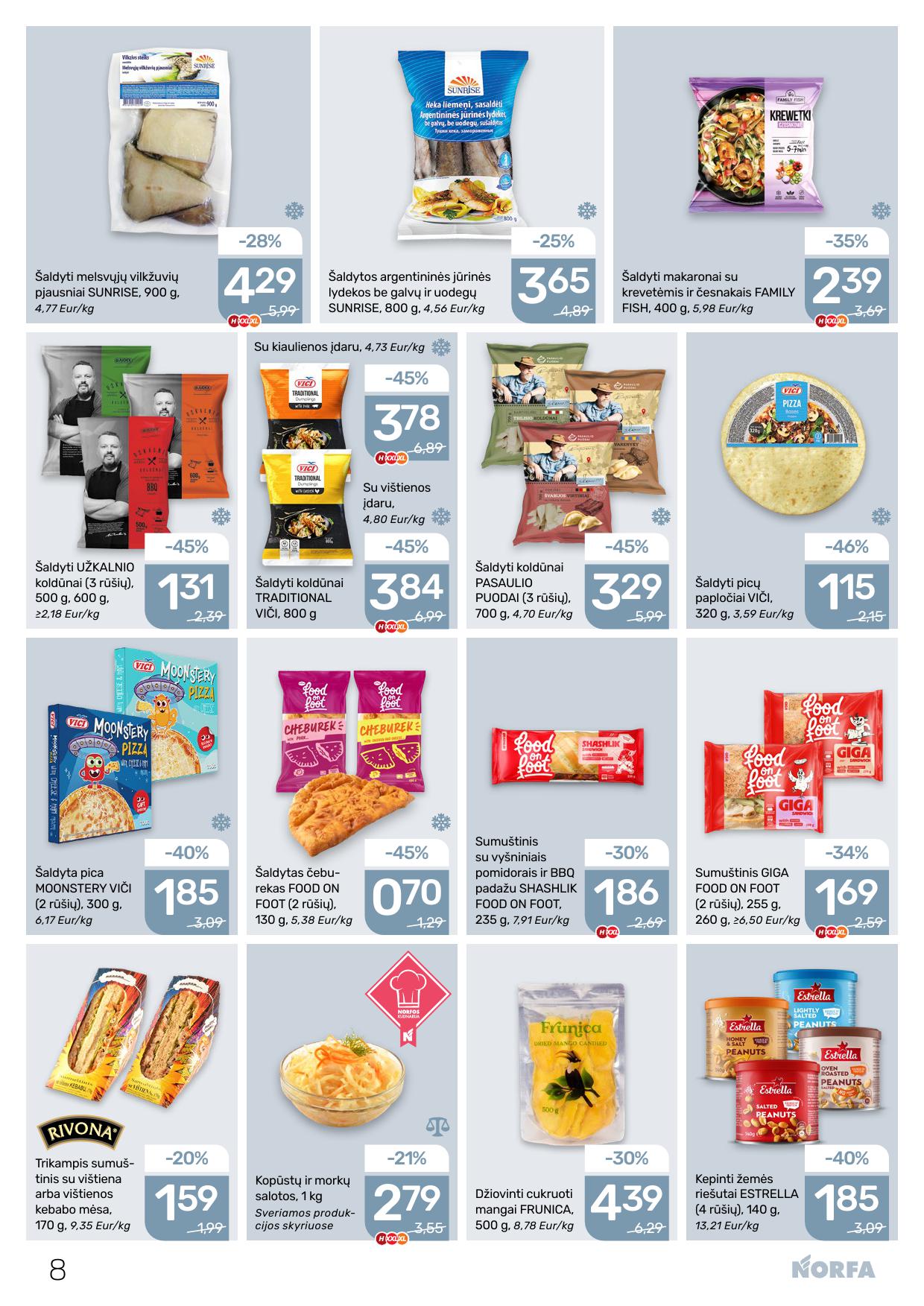 Naujausias NORFA kaininis katalogas 2026.03.05 - 2026.03.18