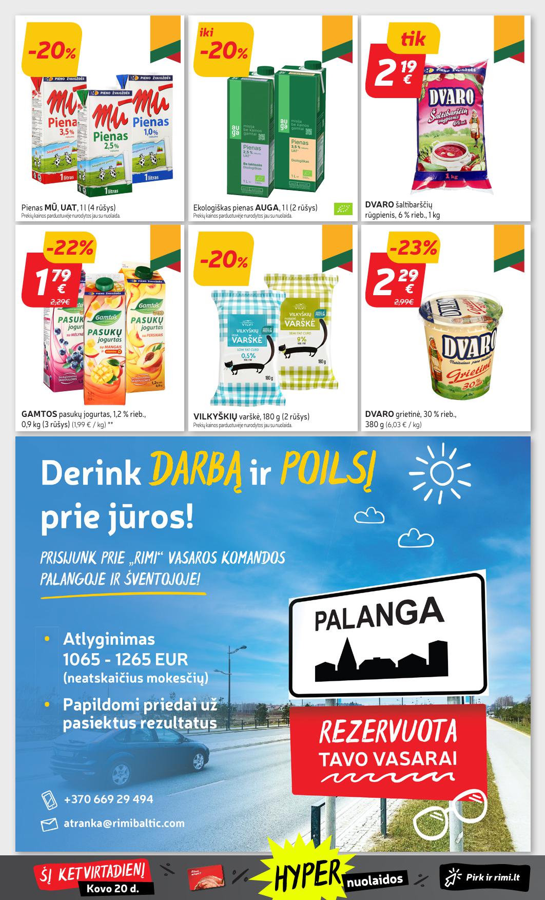 Naujausias RIMI kaininis katalogas 2025.03.18 - 2025.03.24