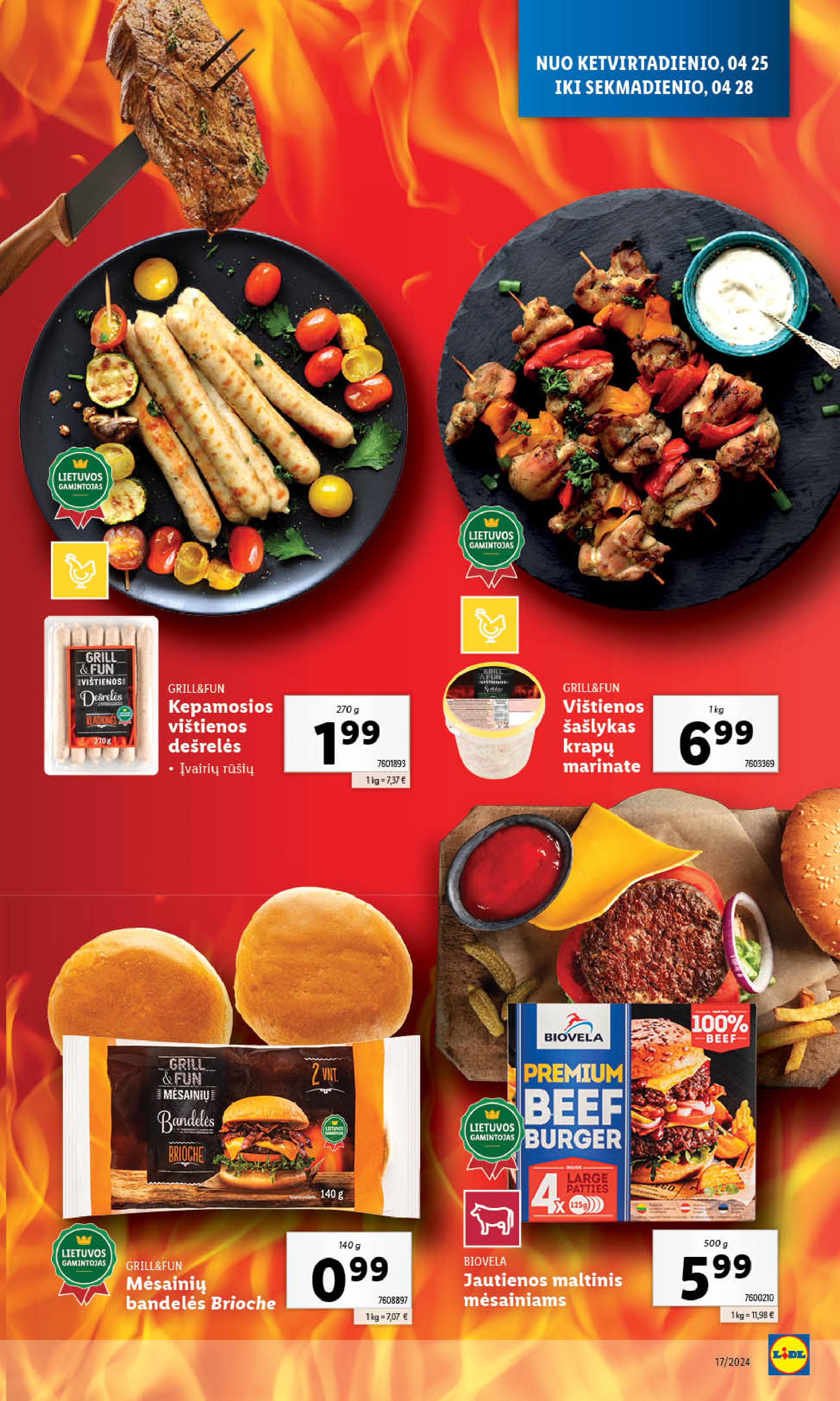 Naujausias LIDL kaininis katalogas 2024.04.22 - 2024.04.28