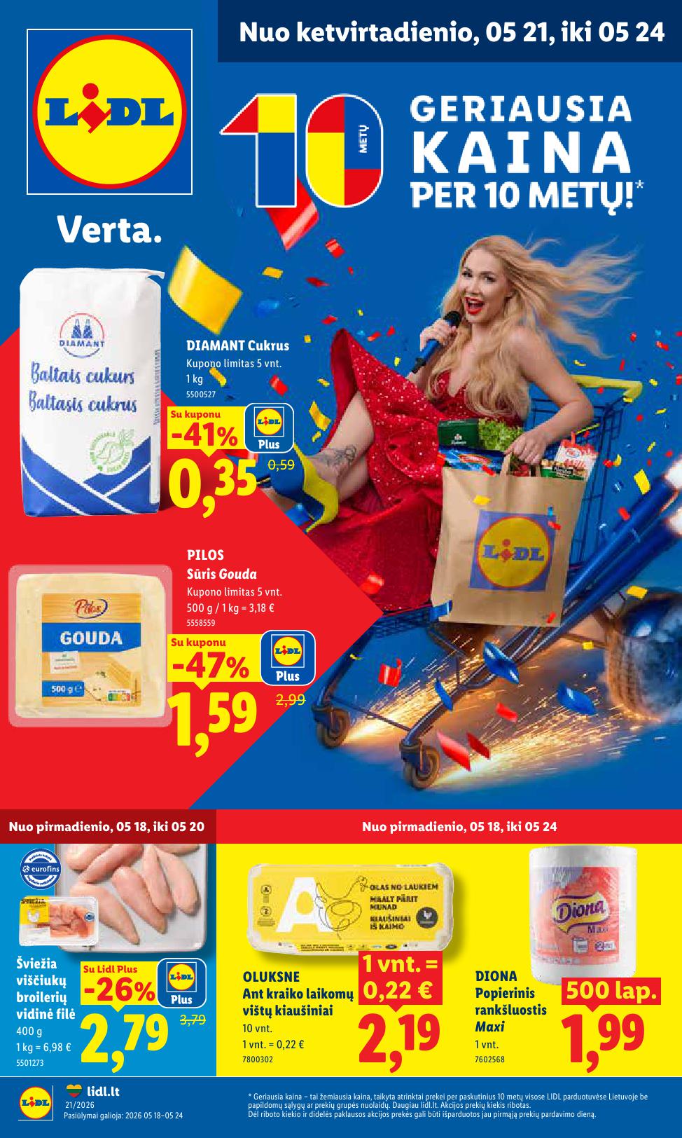 Naujausias LIDL kaininis katalogas 2026.05.18 - 2026.05.24