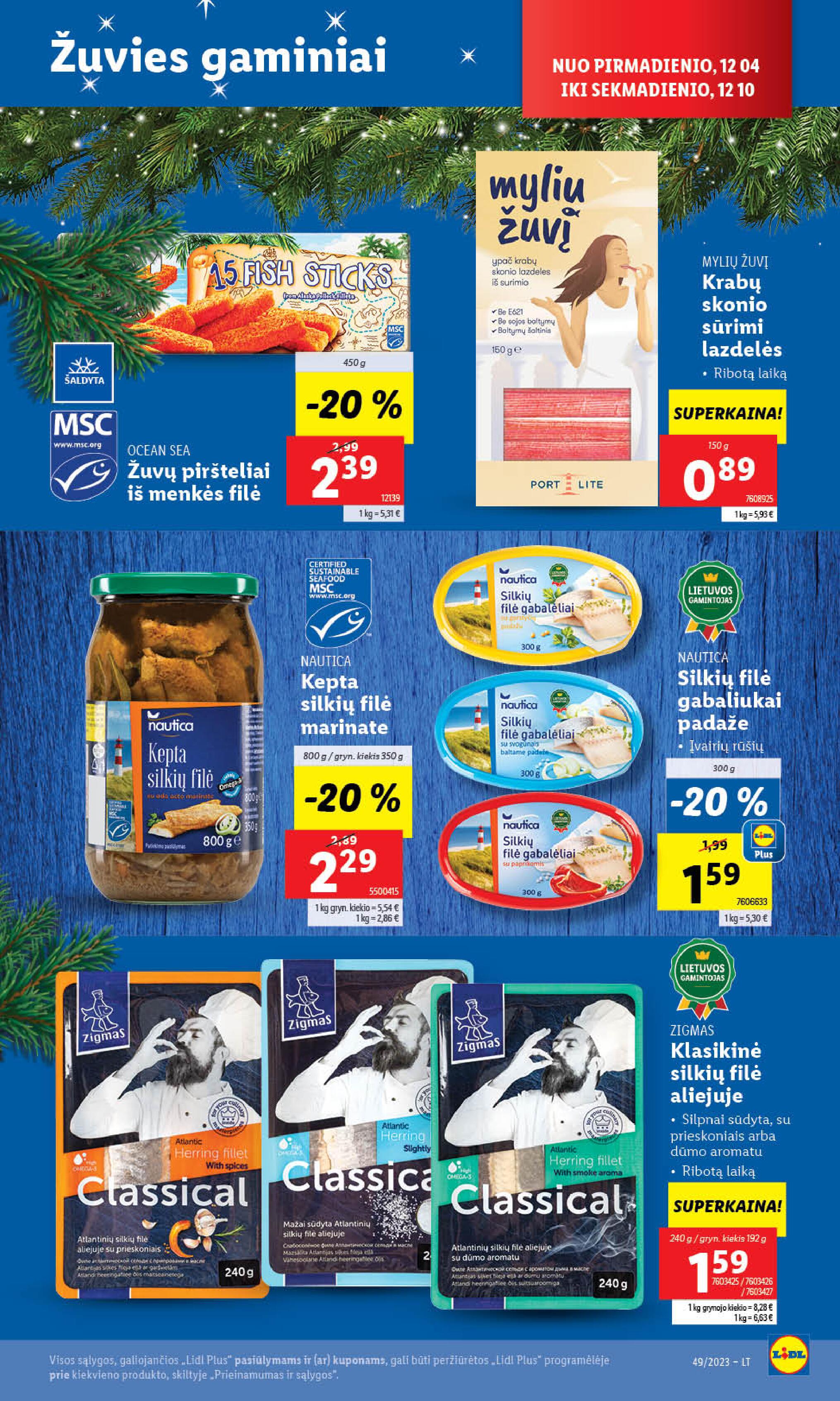 Naujausias LIDL kaininis katalogas 2023.12.04 - 2023.12.10