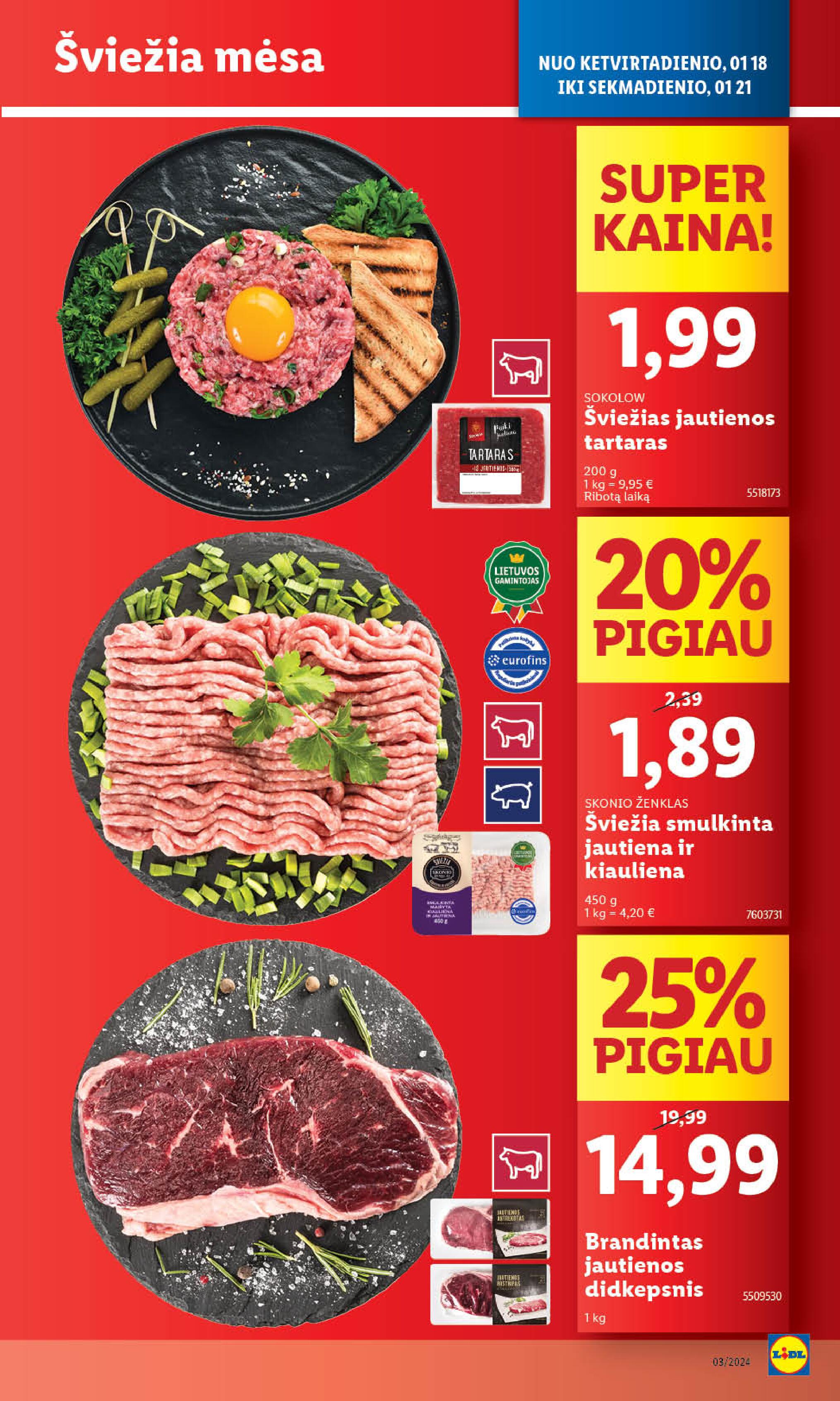 Naujausias LIDL kaininis katalogas 2024.01.15 - 2024.01.21