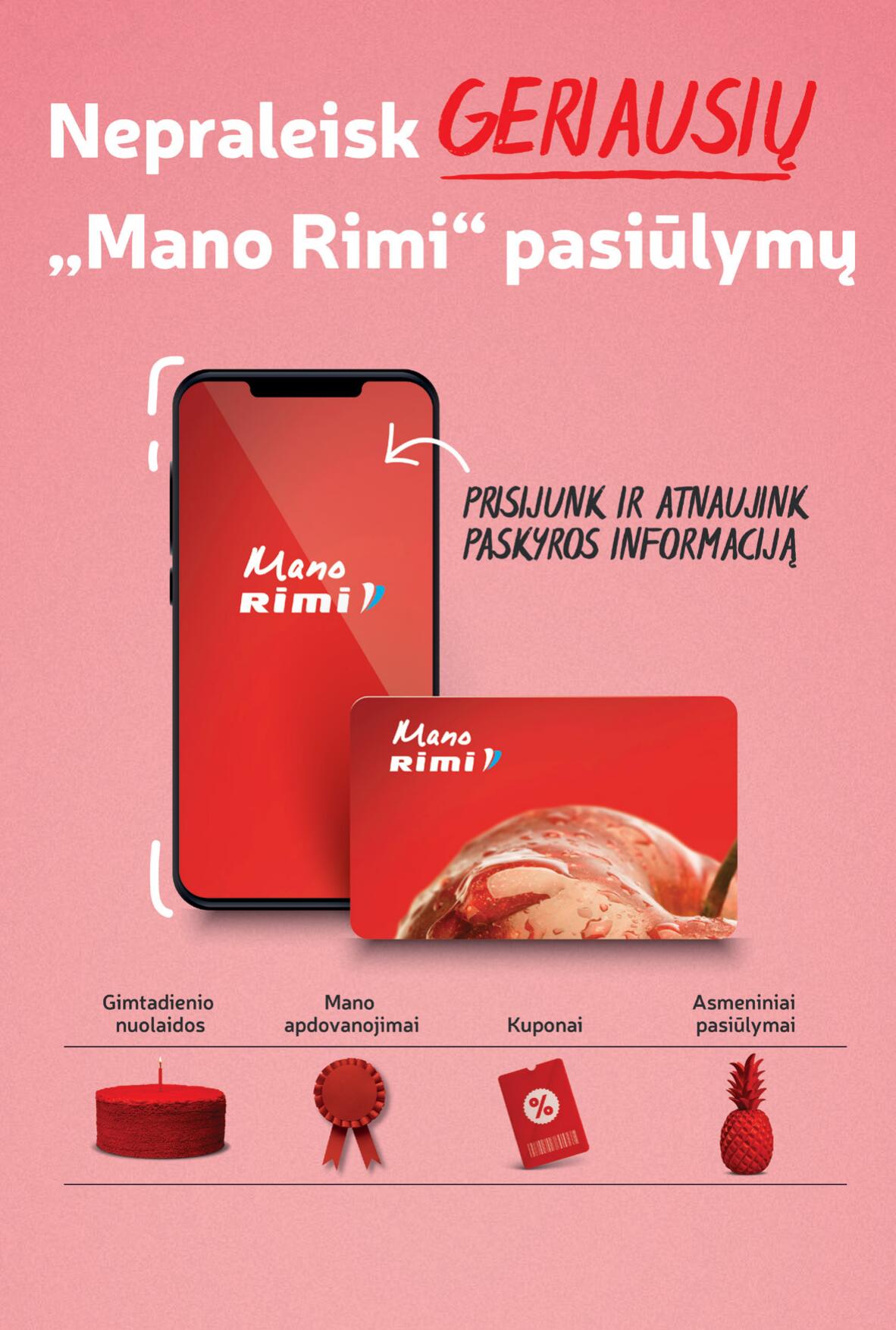 Naujausias RIMI kaininis katalogas 2023.08.15 - 2023.08.21