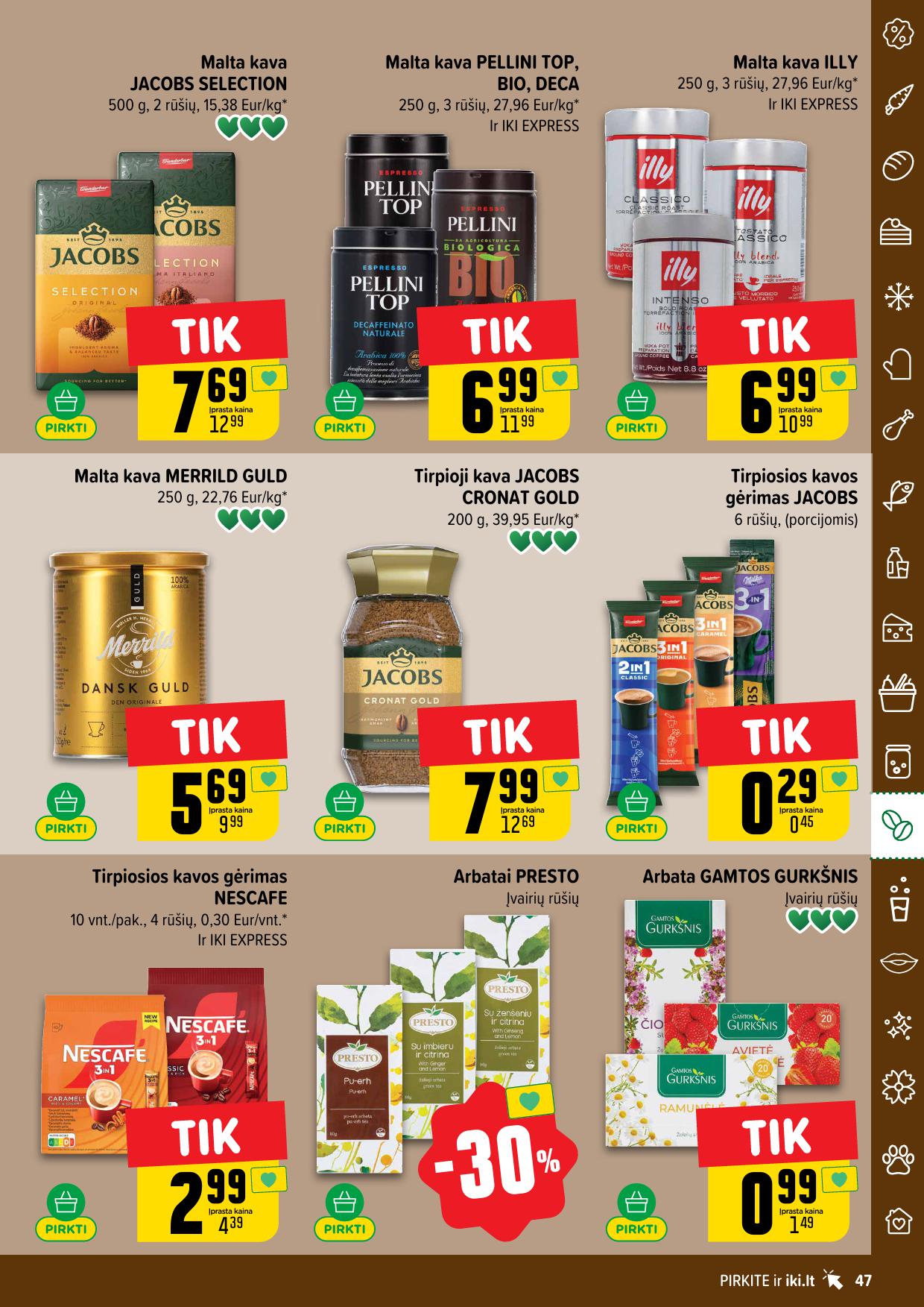 Naujausias IKI kaininis katalogas 2026.01.12 - 2026.01.18