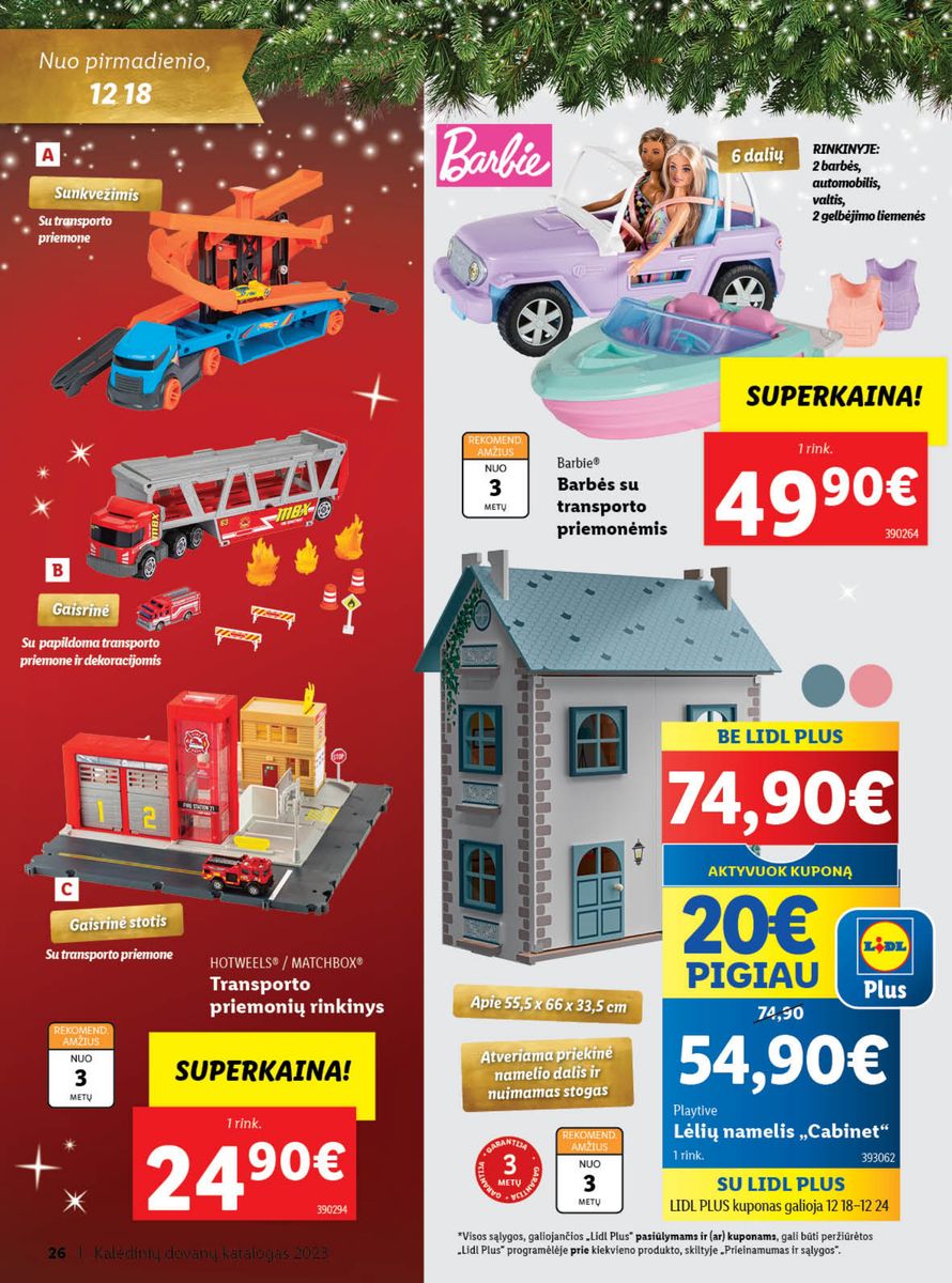 LIDL Kalėdinių dovanų katalogas "Sukurkime Kalėdų stebuklą"