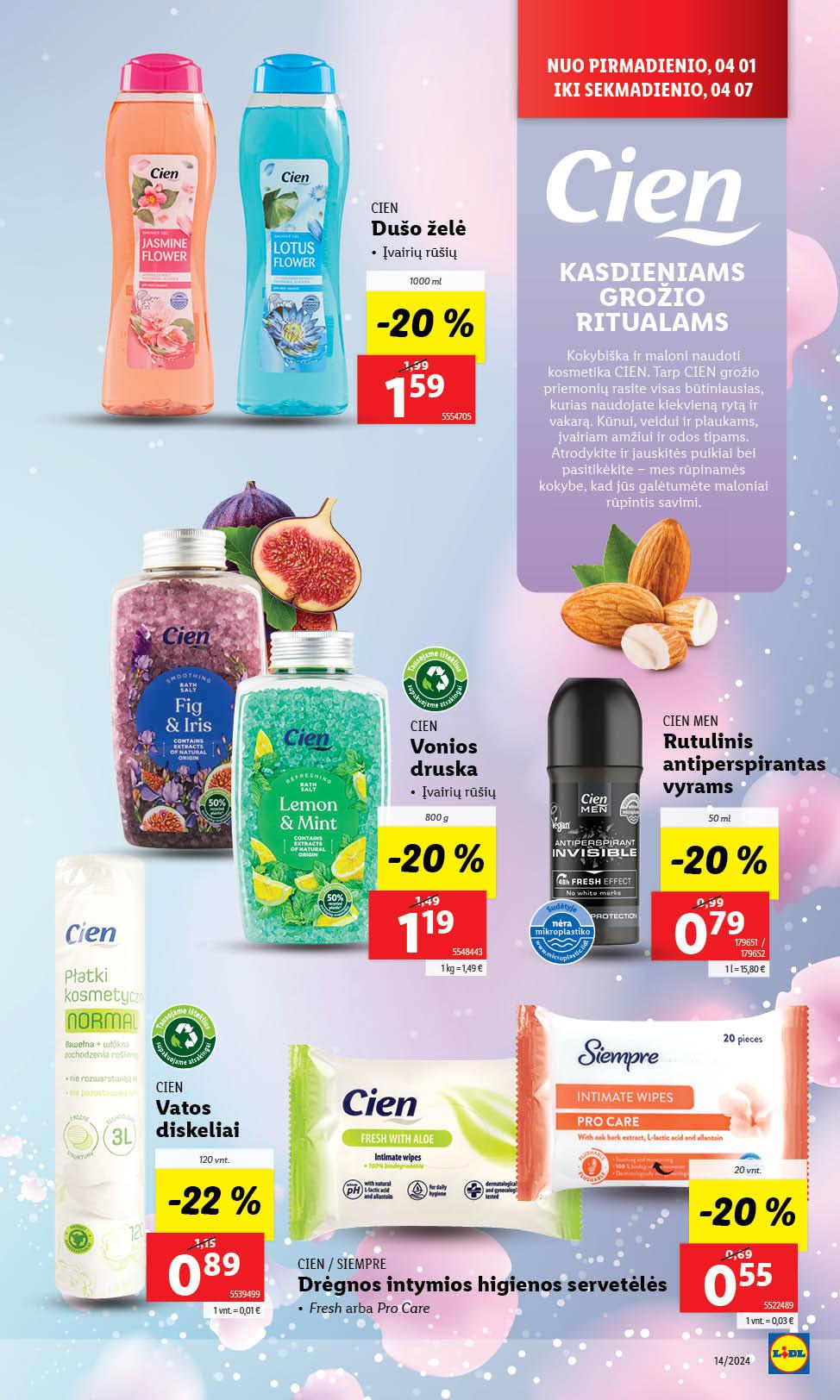 Naujausias LIDL kaininis katalogas 2024.04.01 - 2024.04.07