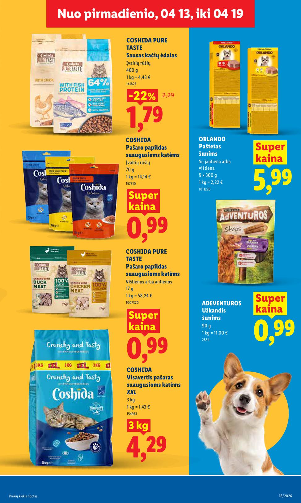 Naujausias LIDL kaininis katalogas 2026.04.13 - 2026.04.19