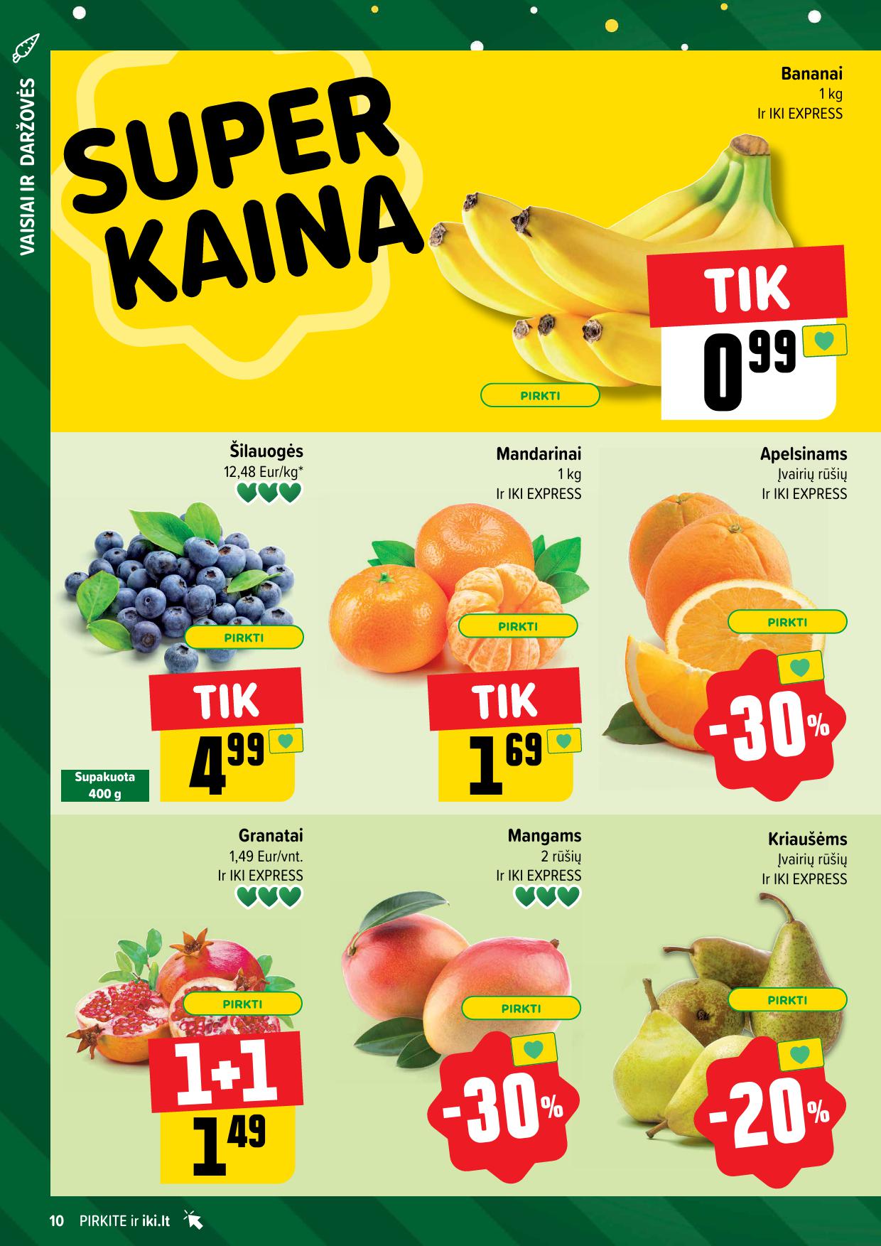 Naujausias IKI kaininis katalogas 2024.11.11 - 2024.11.17