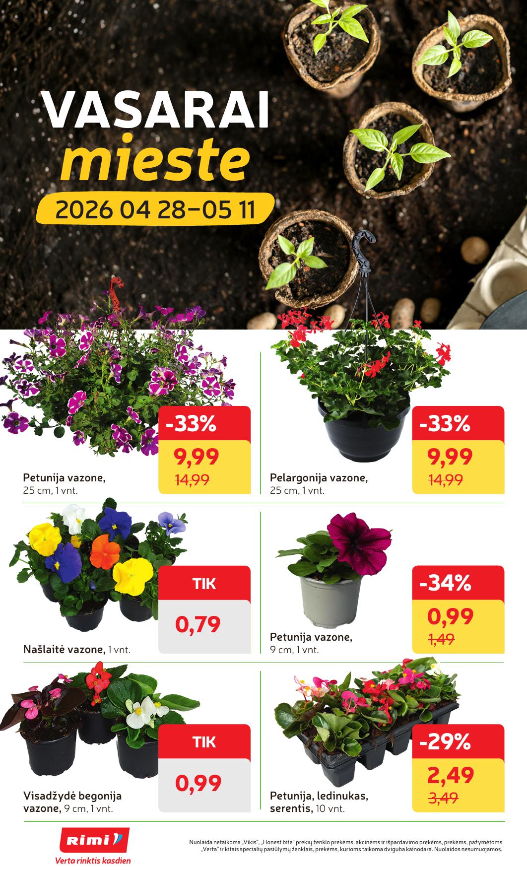 Naujausias RIMI kaininis katalogas 2026.04.28 - 2026.05.04