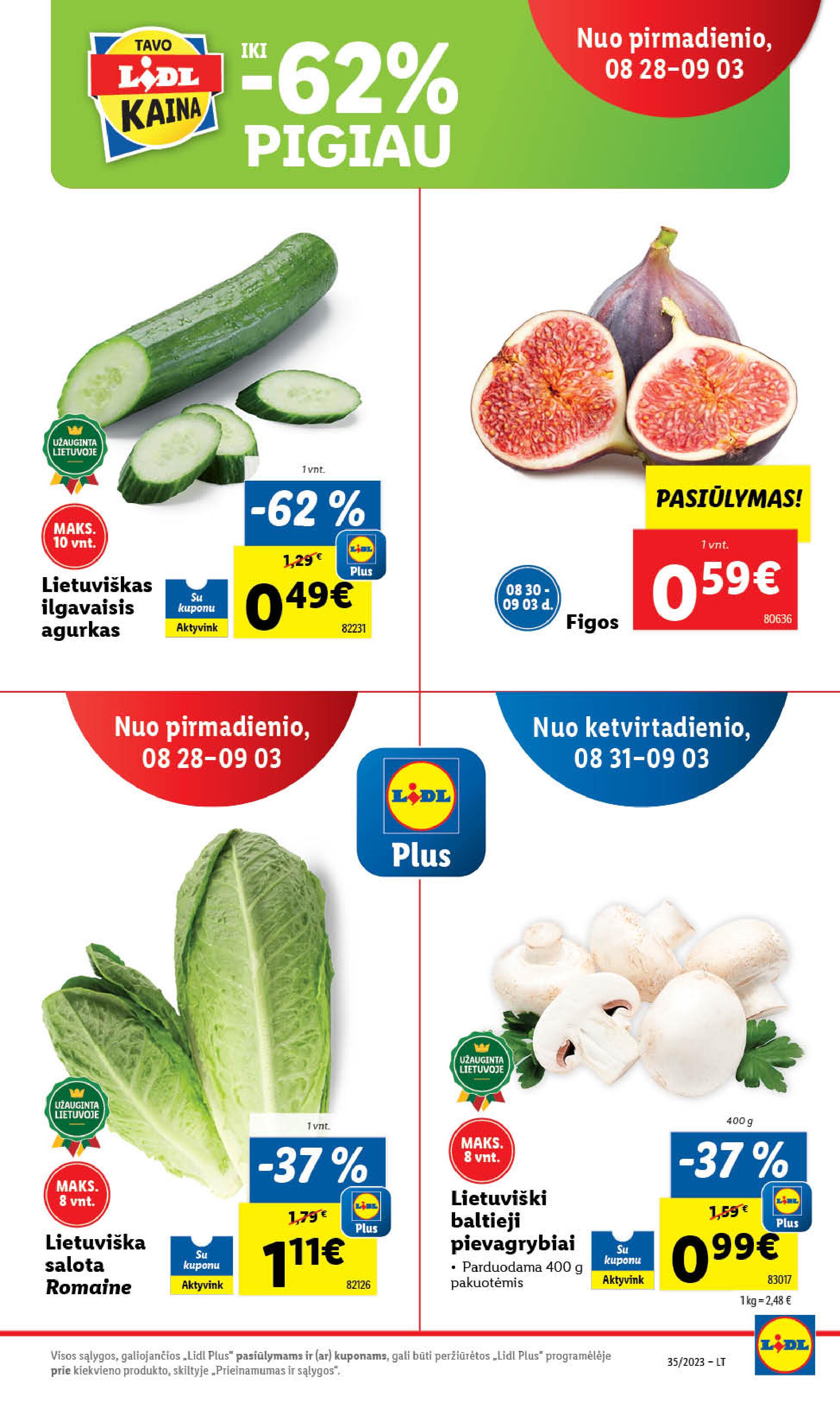Naujausias LIDL kaininis katalogas 2023.08.28 - 2023.09.03
