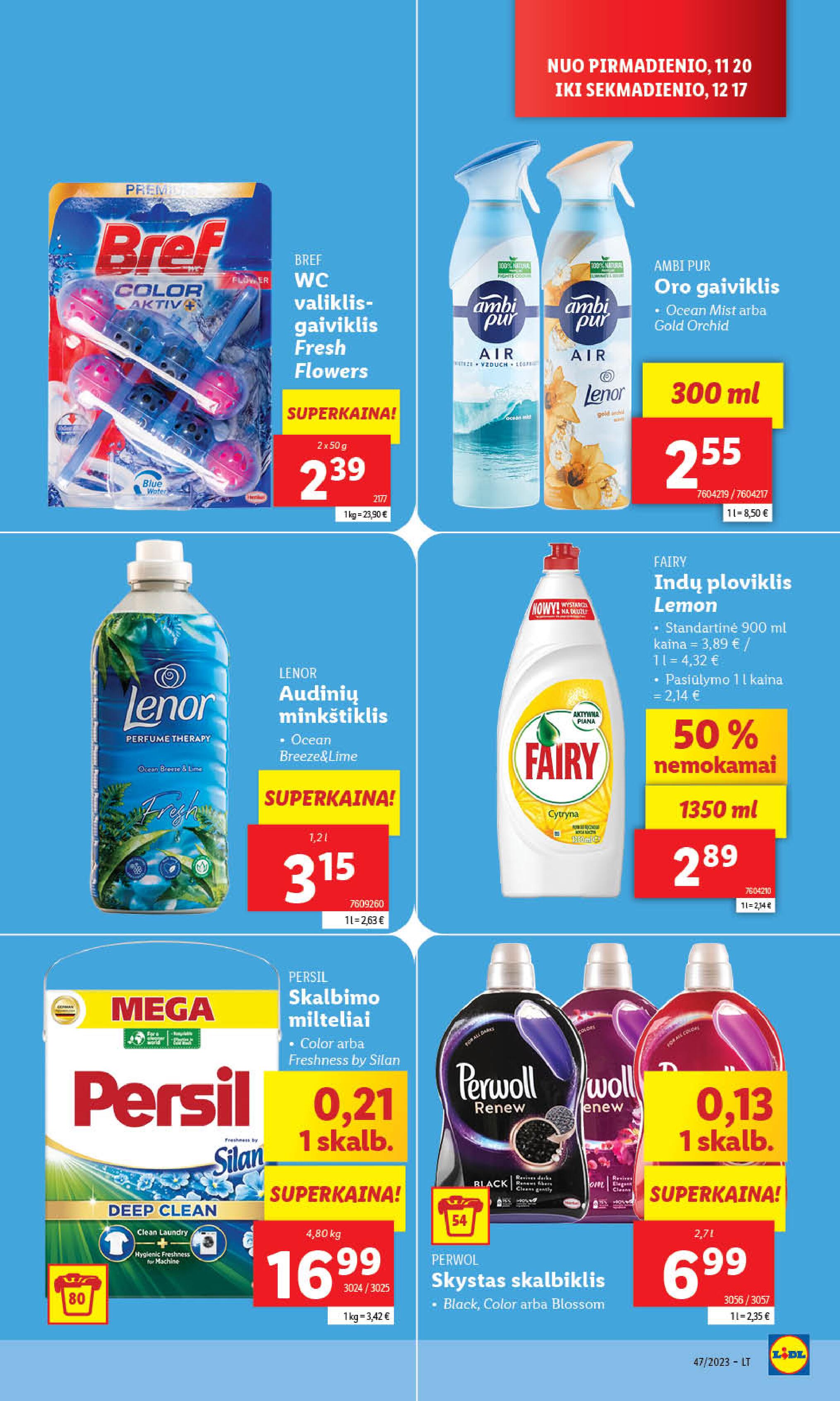 Naujausias LIDL kaininis katalogas 2023.11.20 - 2023.11.26