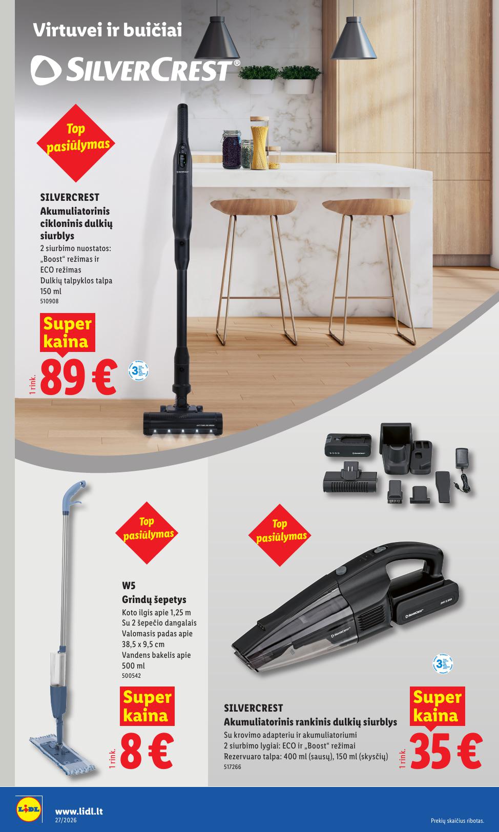 LIDL ne maisto prekių leidinys 2026.06.29 - 2026.07.05