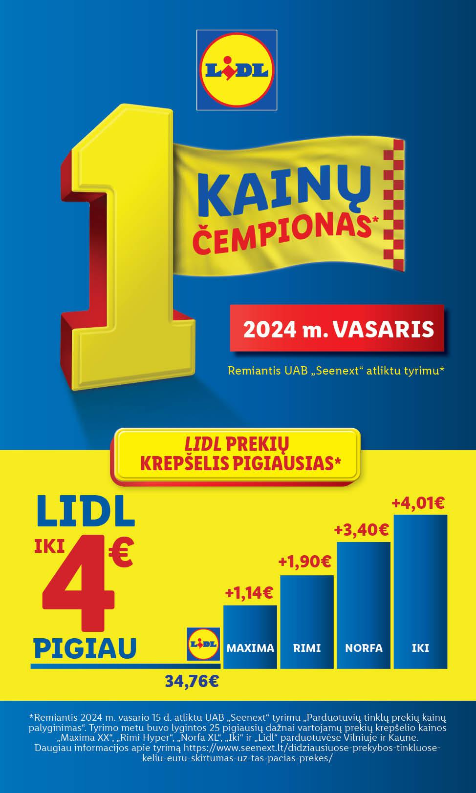 Naujausias LIDL kaininis katalogas 2024.03.18 - 2024.03.24
