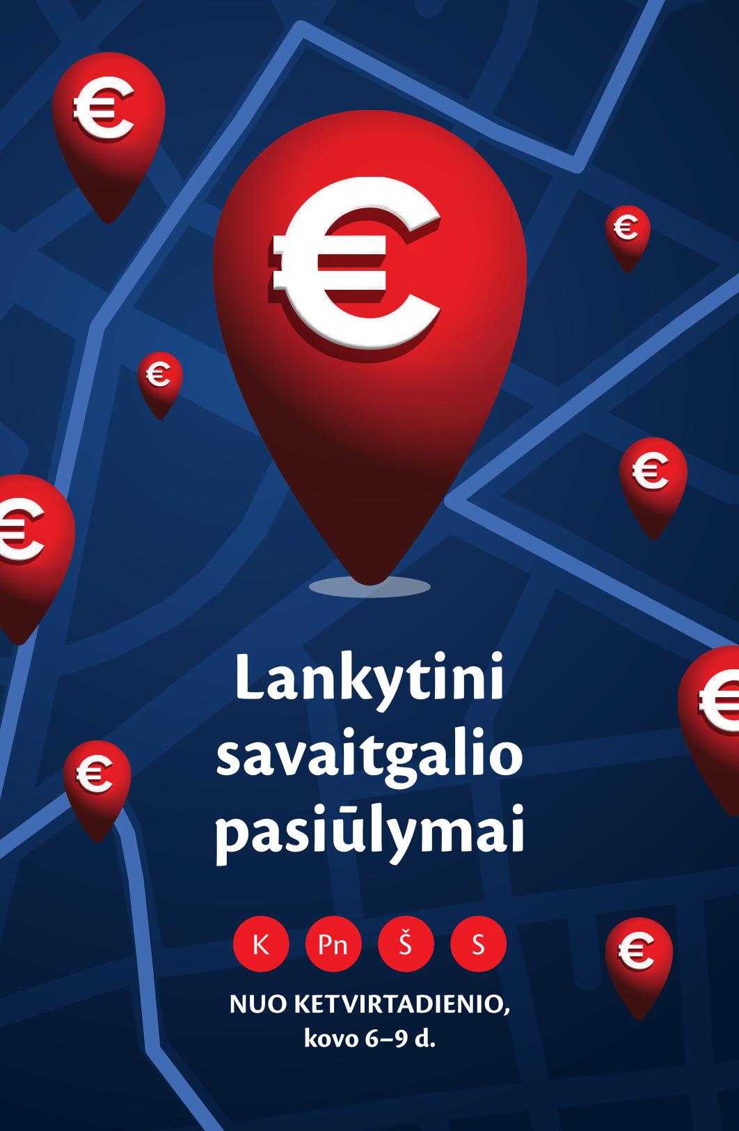 MAXIMA savaitgalio katalogas "Lankytini savaitgalio pasiūlymai" 2025.03.06 - 2025.03.09