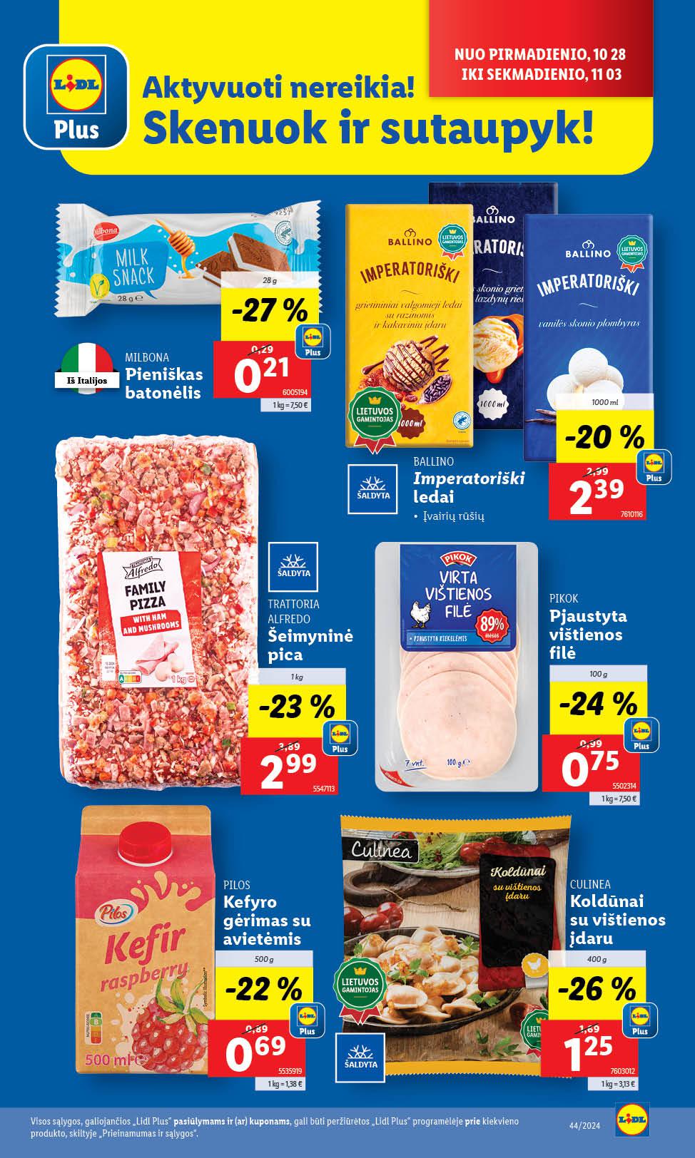 Naujausias LIDL kaininis katalogas 2024.10.28 - 2024.11.03