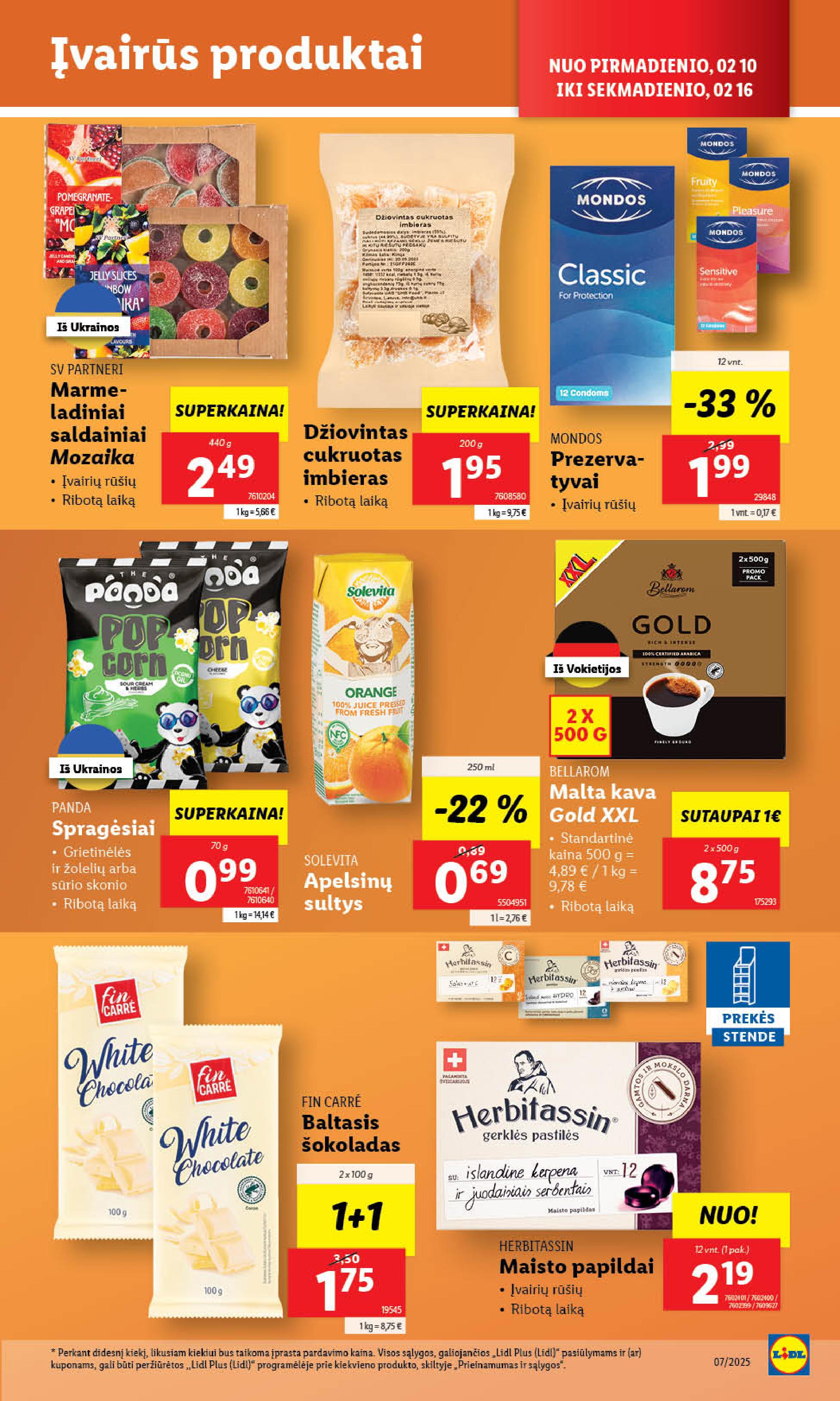 Naujausias LIDL kaininis katalogas 2025.02.10 - 2025.02.16