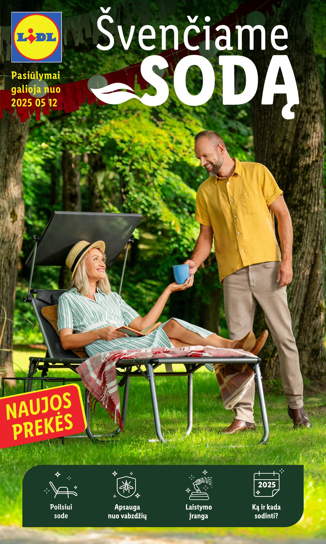 LIDL katalogas "Švenčiame sodą" galioja nuo 2025.05.12