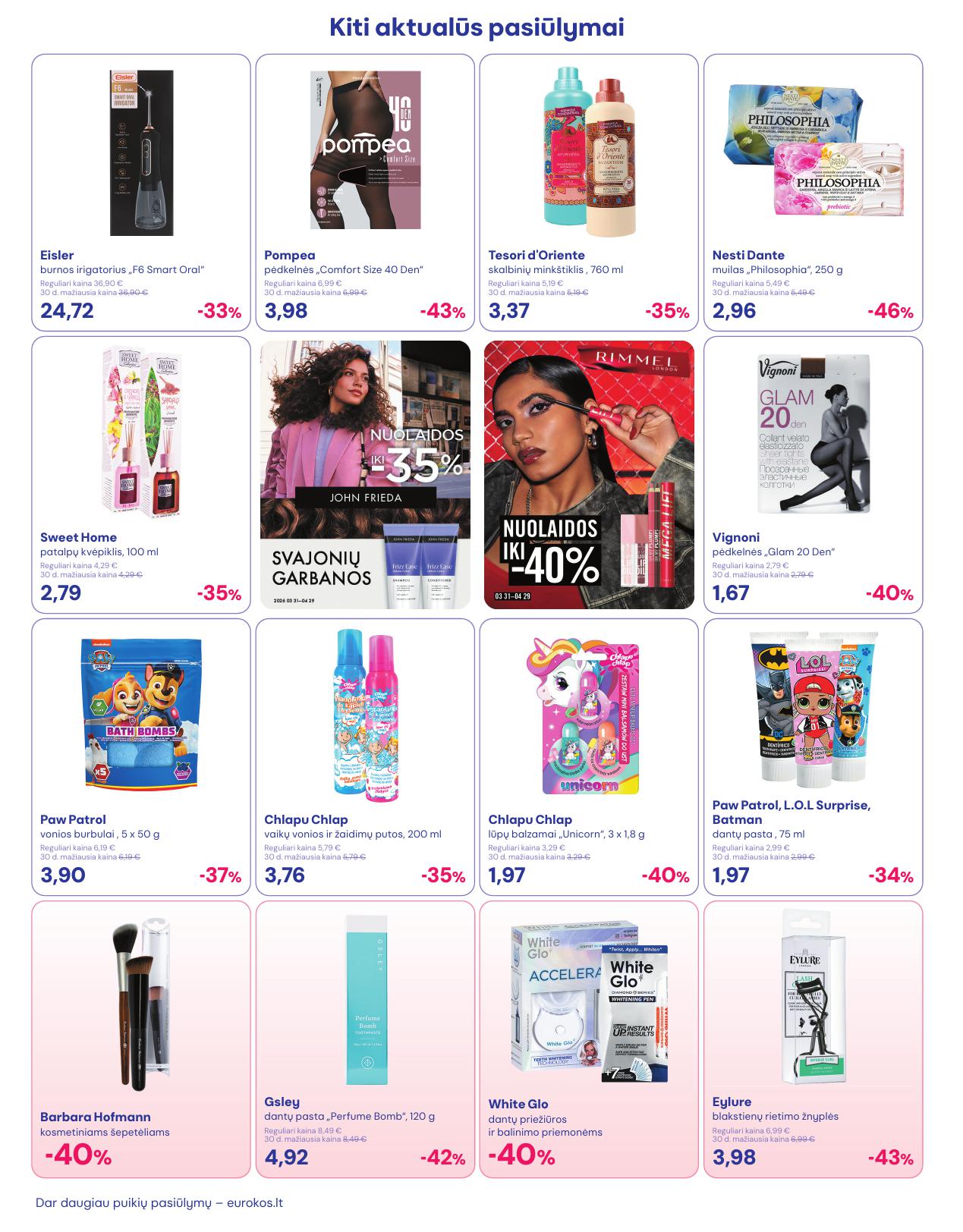 Naujas EUROKOS leidinys nuo 2026.03.31 iki 2026.04.29