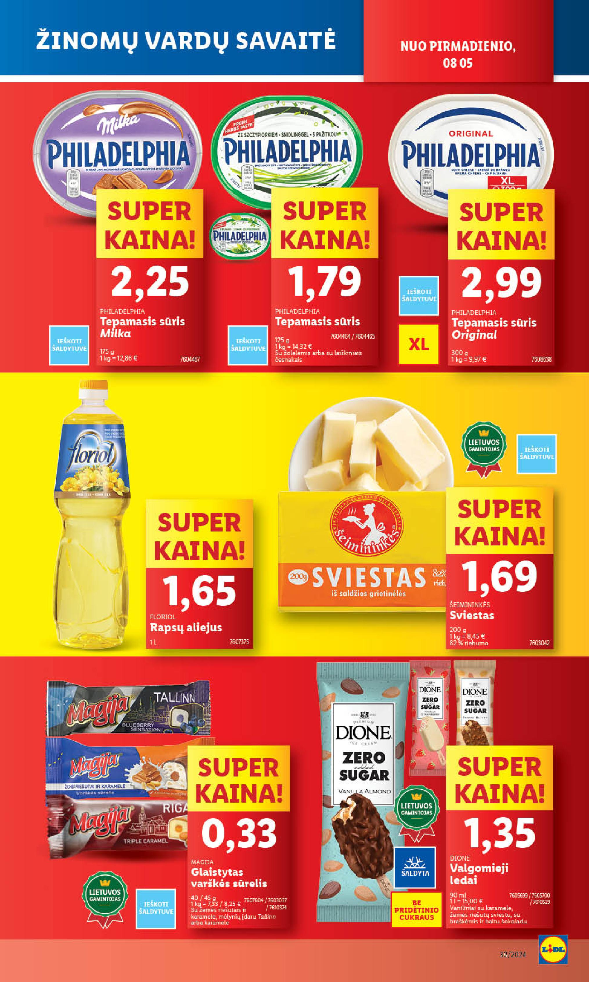 Naujausias LIDL kaininis katalogas 2024.08.05 - 2024.08.11