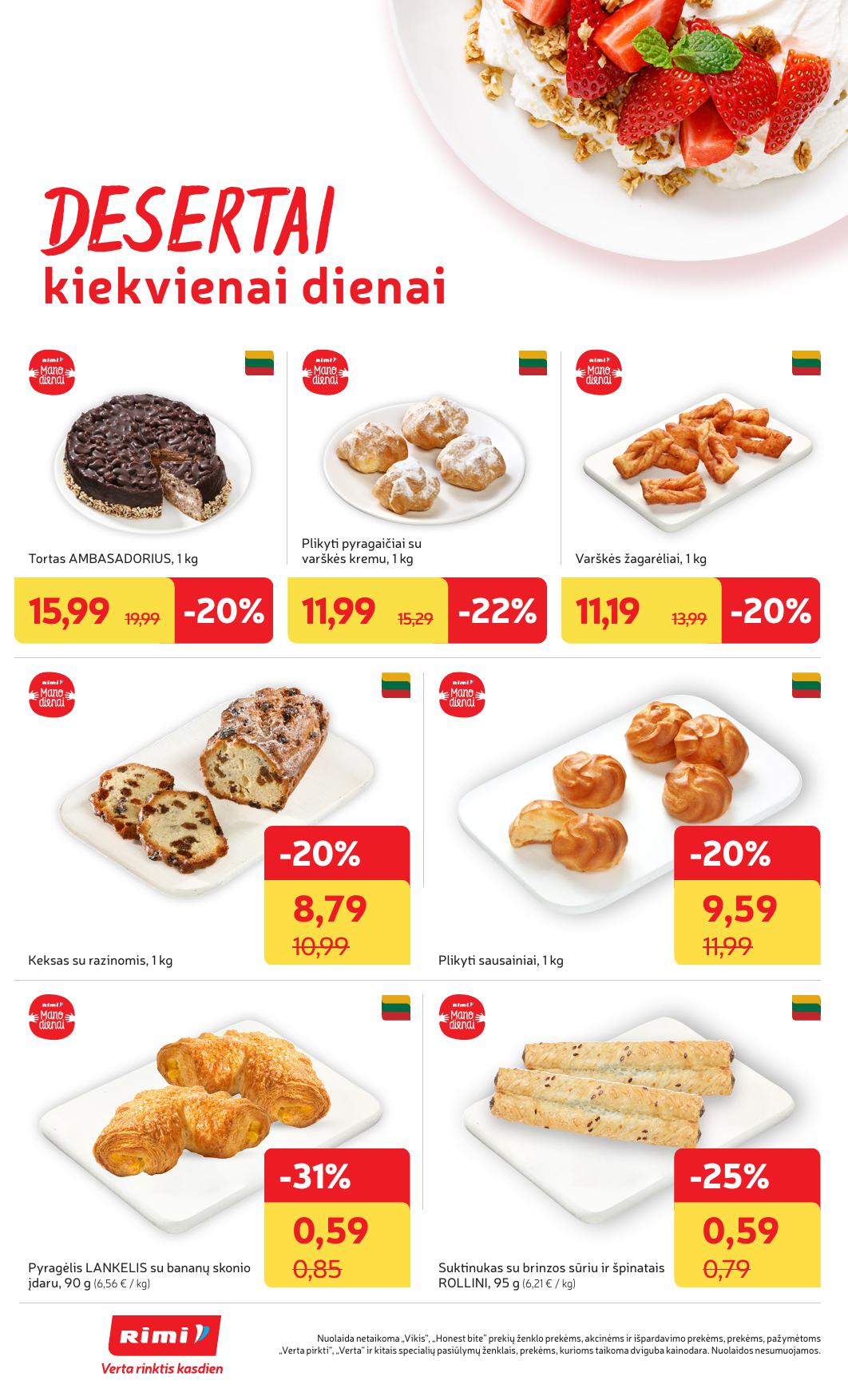 Naujausias RIMI kaininis katalogas 2025.07.22 - 2025.07.28