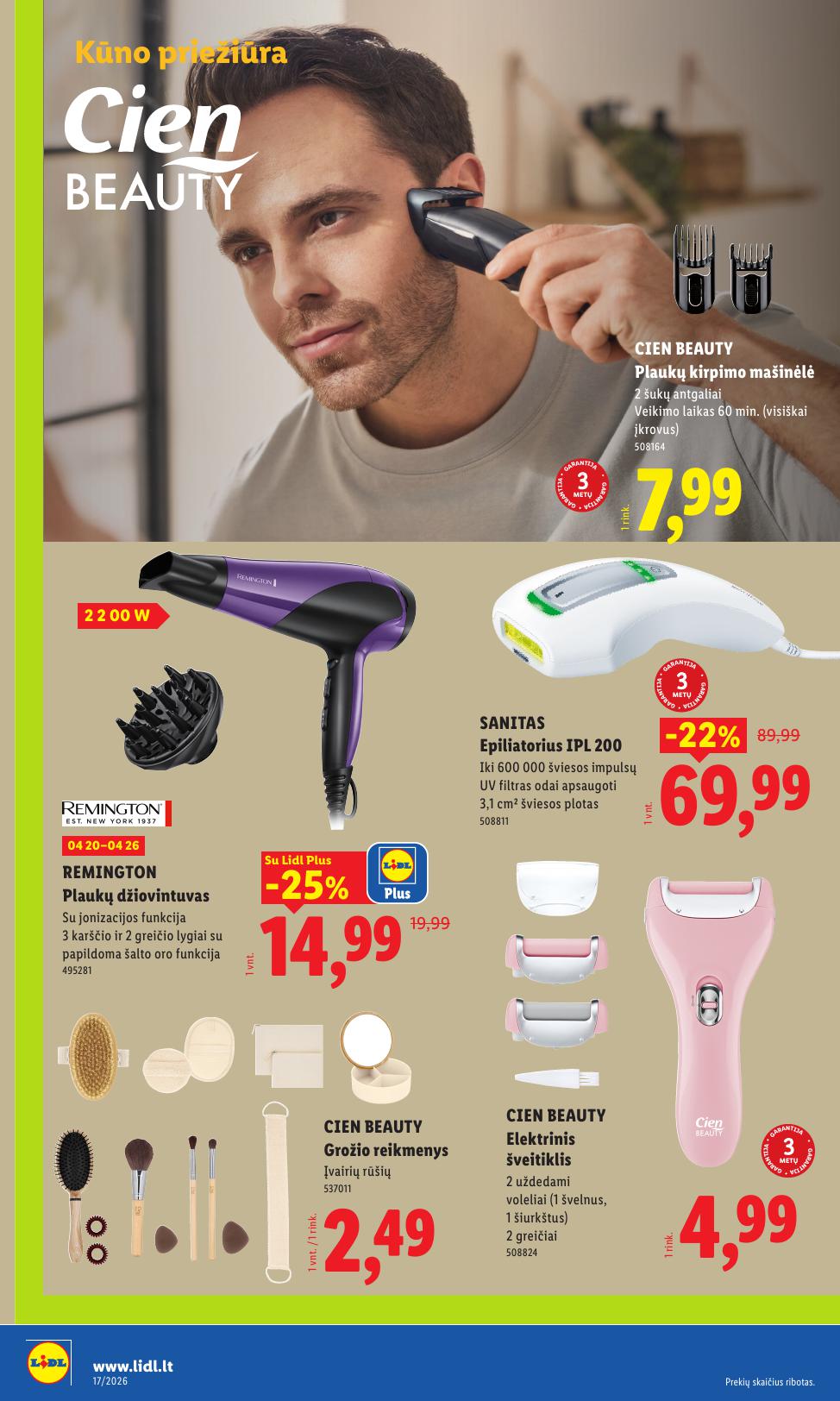 LIDL ne maisto prekių leidinys 2026.04.20 - 2026.04.26