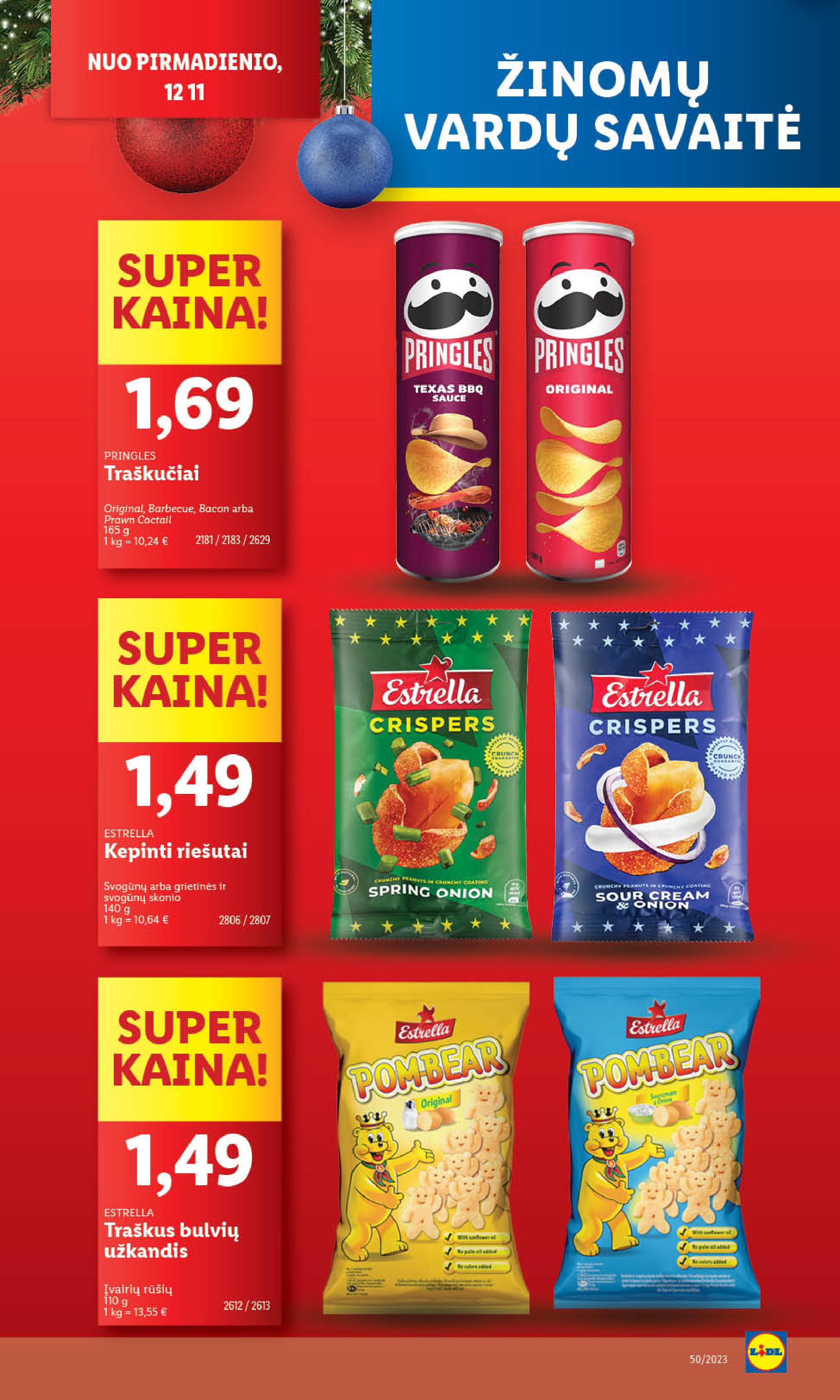 Naujausias LIDL kaininis katalogas 2023.12.11 - 2023.12.17