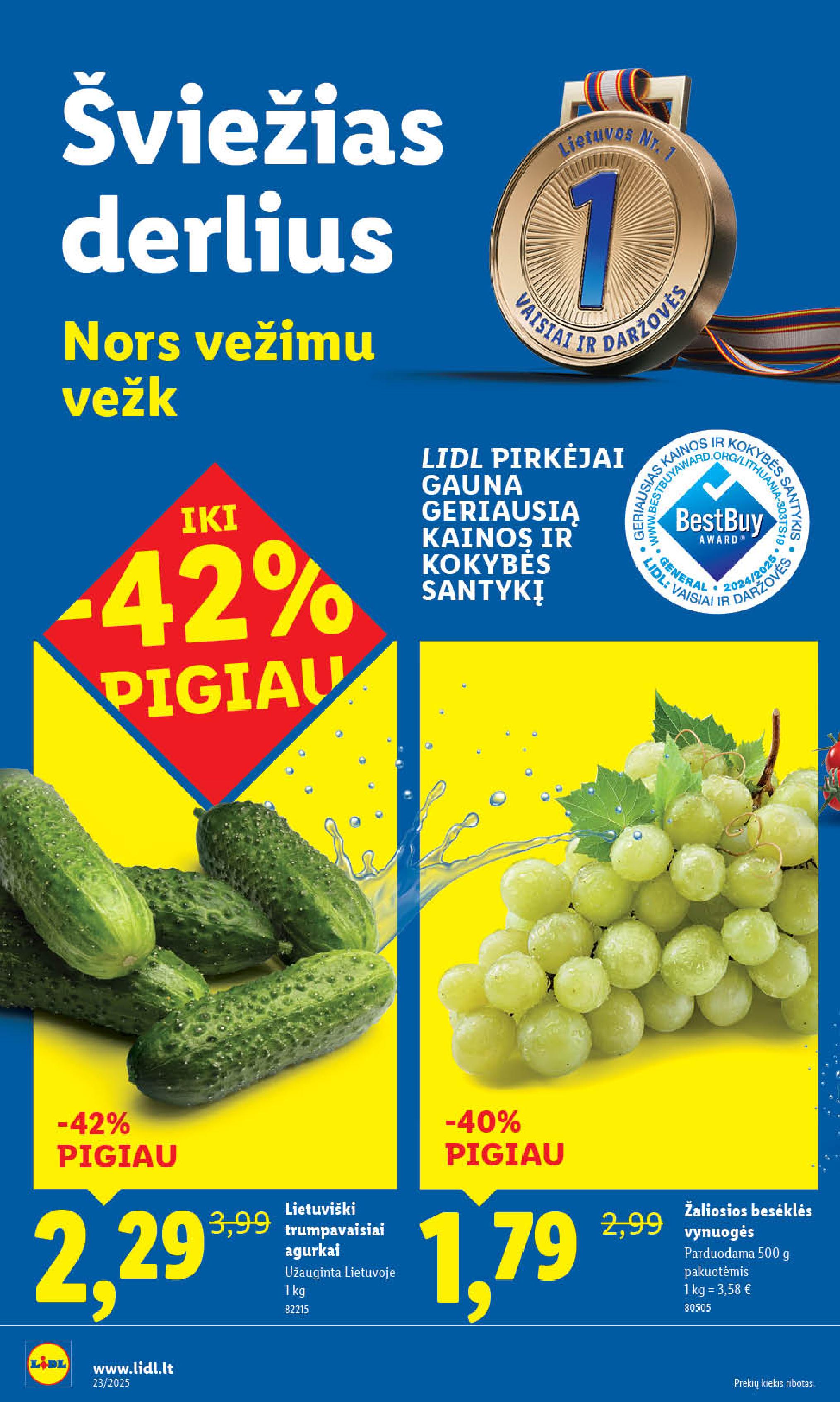 Naujausias LIDL kaininis katalogas 2025.06.02 - 2025.06.08