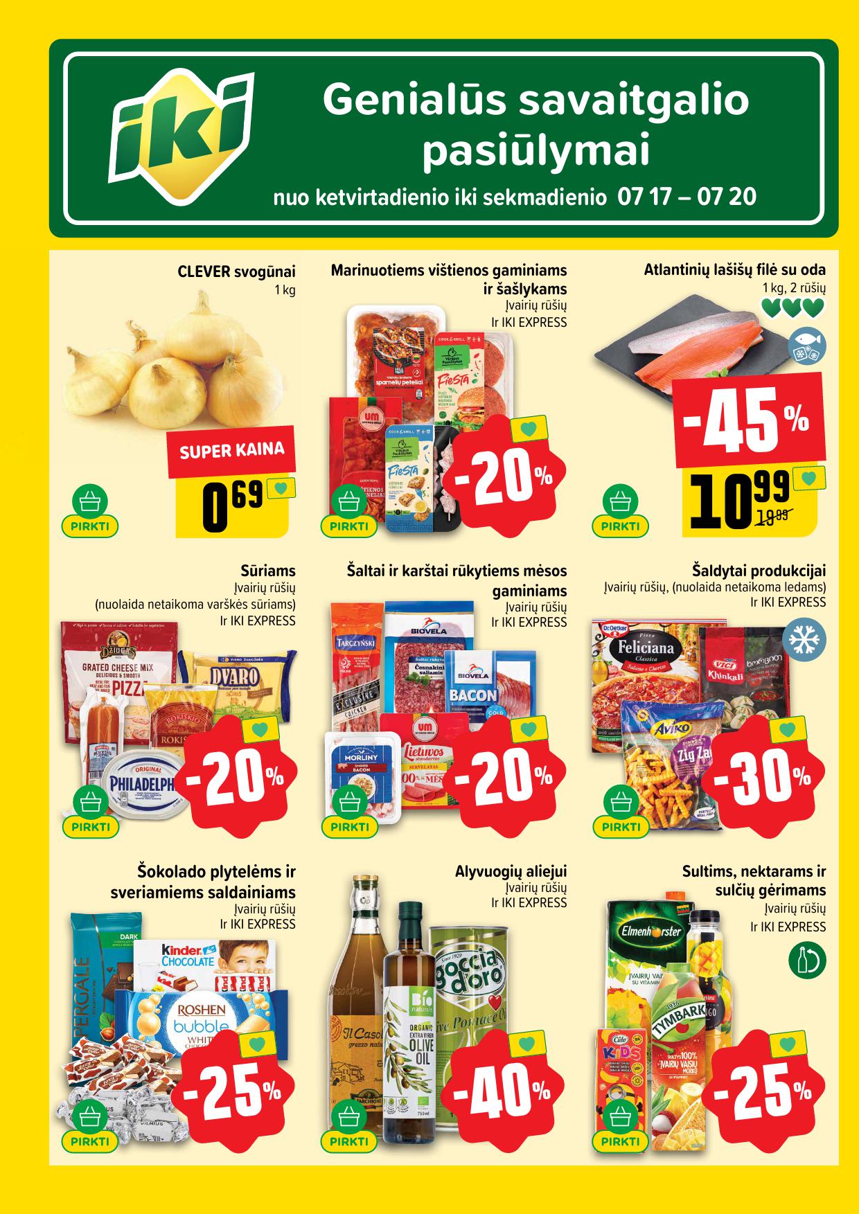 IKI SAVAITĖLĖ akcijų ir nuolaidų leidinys Nr.29 2025.07.14 - 2025.07.20