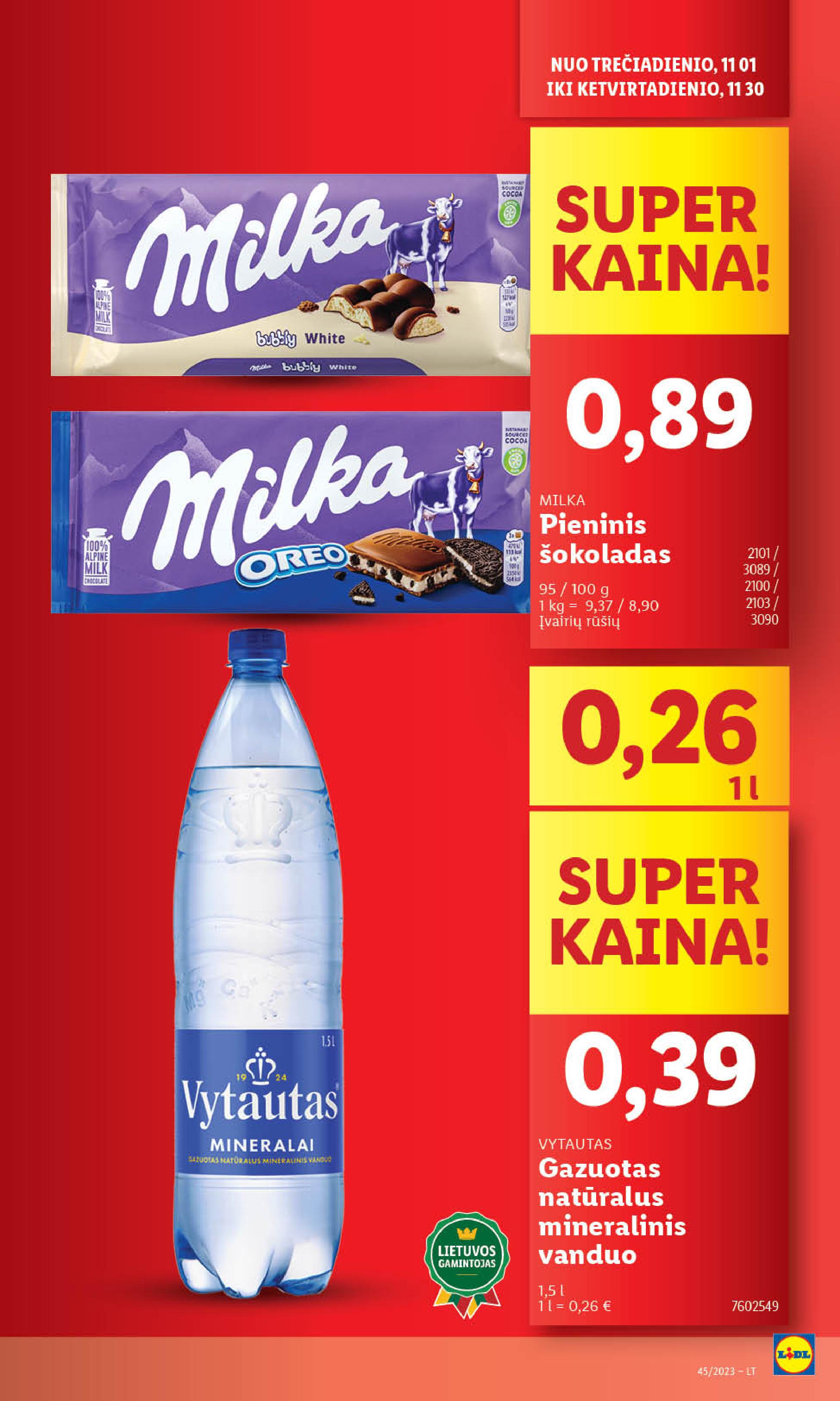 Naujausias LIDL kaininis katalogas 2023.11.06 - 2023.11.12