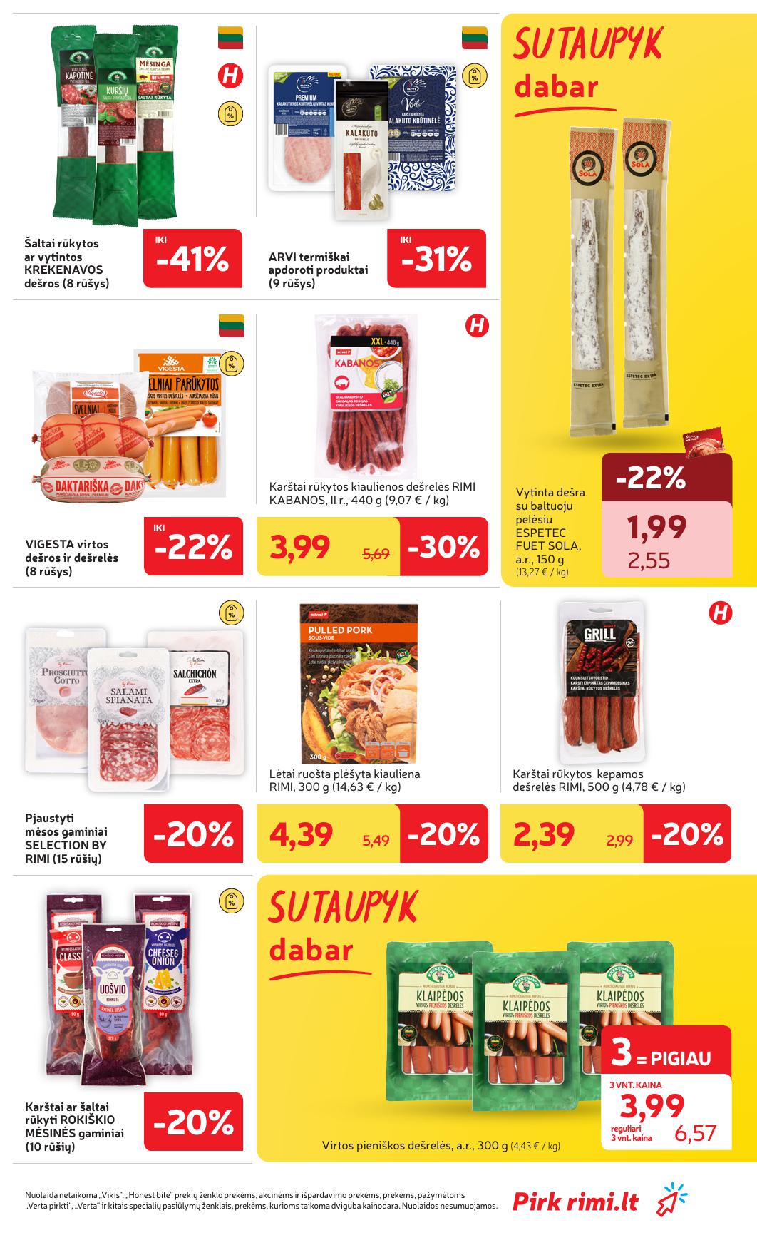 Naujausias RIMI kaininis katalogas 2025.06.10 - 2025.06.16