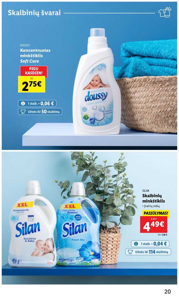 LIDL švaros prekių katalogas "Švaros festivalis" galioja nuo 2023.02.09