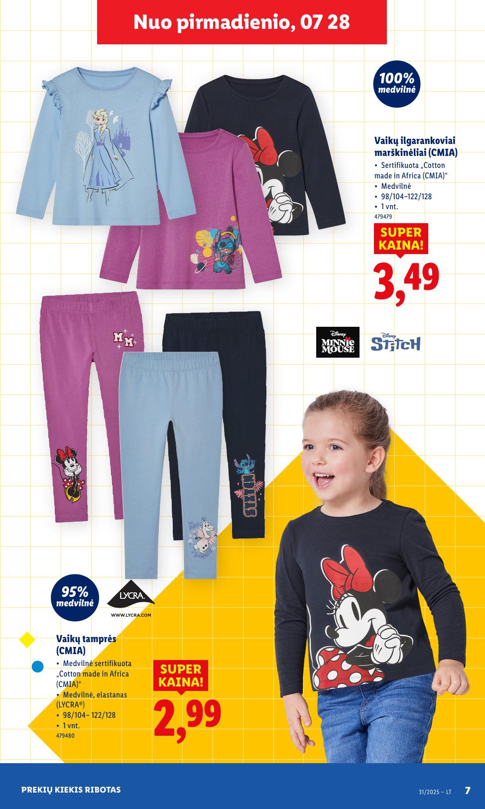 LIDL ne maisto prekių leidinys 2025.07.28 - 2025.08.03