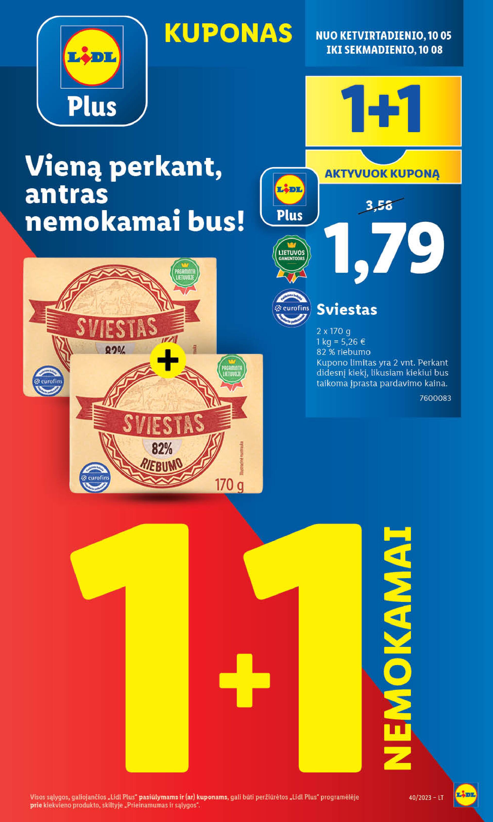 Naujausias LIDL kaininis katalogas 2023.10.02 - 2023.10.08