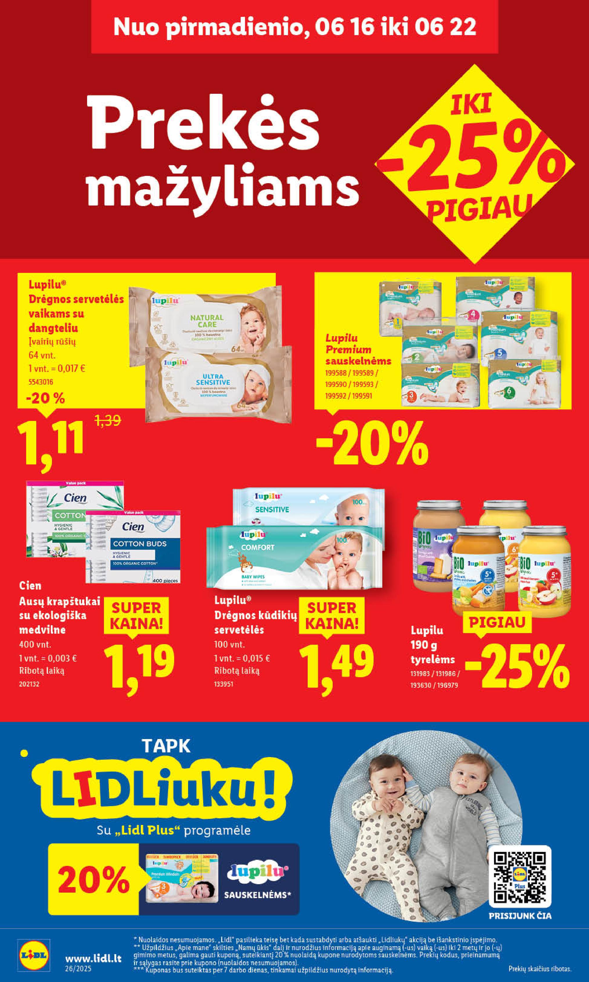 Naujausias LIDL kaininis katalogas 2025.06.23 - 2025.06.29