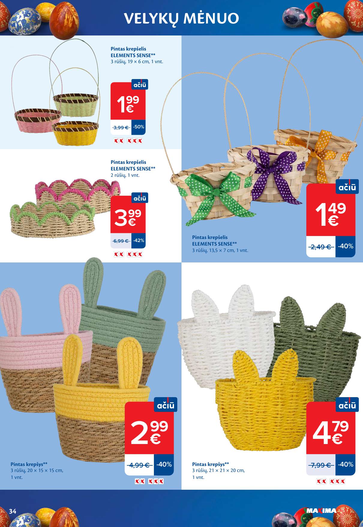 MAXIMA katalogas "VELYKŲ MĖNUO" 2026.03.03 - 2026.04.06