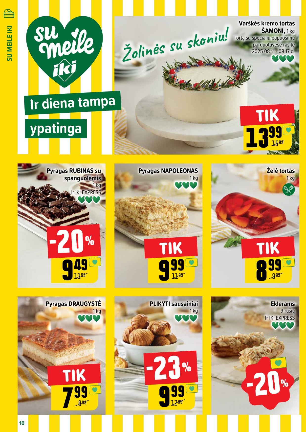 Naujausias IKI kaininis katalogas 2025.08.11 - 2025.08.17