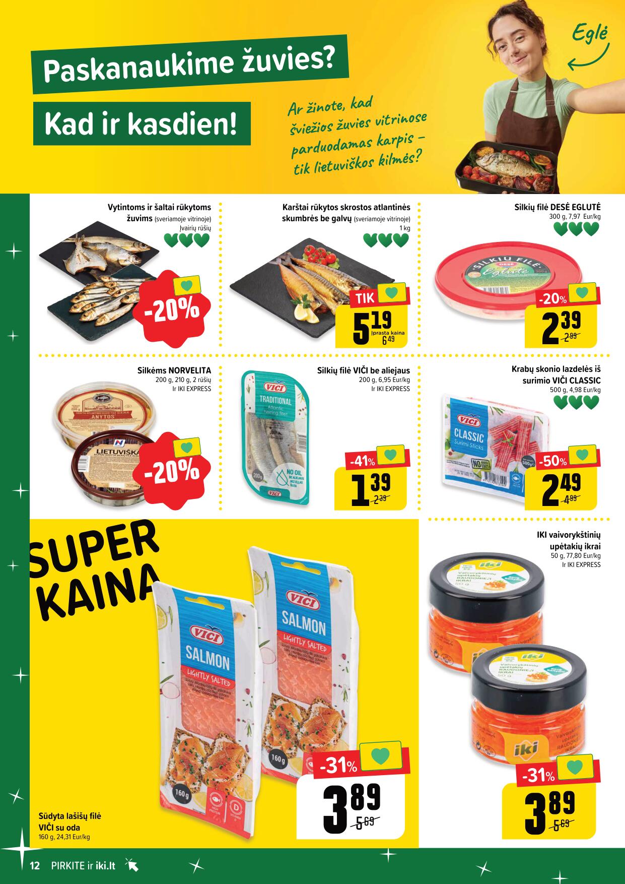 Naujausias IKI kaininis katalogas 2023.12.27 - 2024.01.01