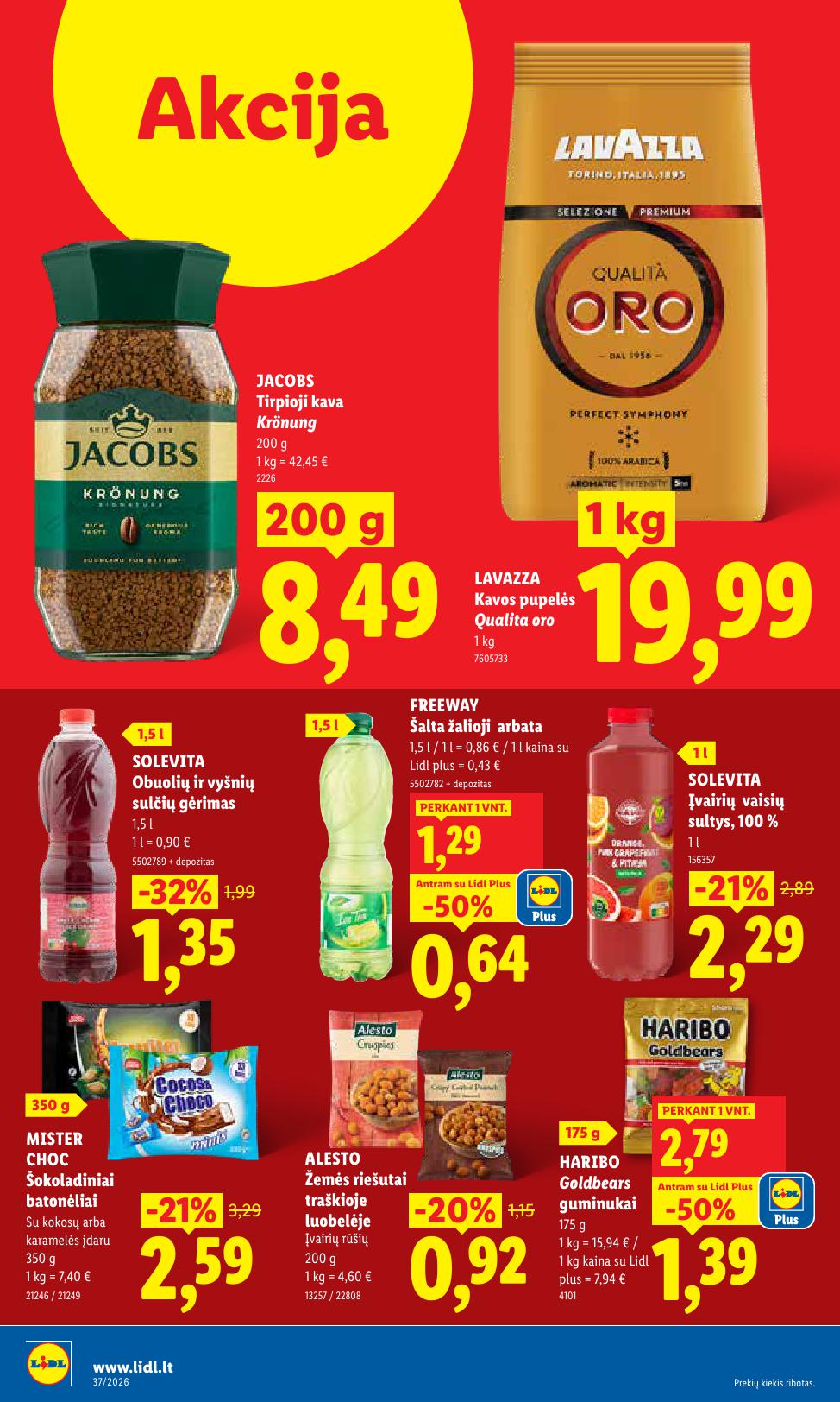 Naujausias LIDL kaininis katalogas 2026.09.07 - 2026.09.13