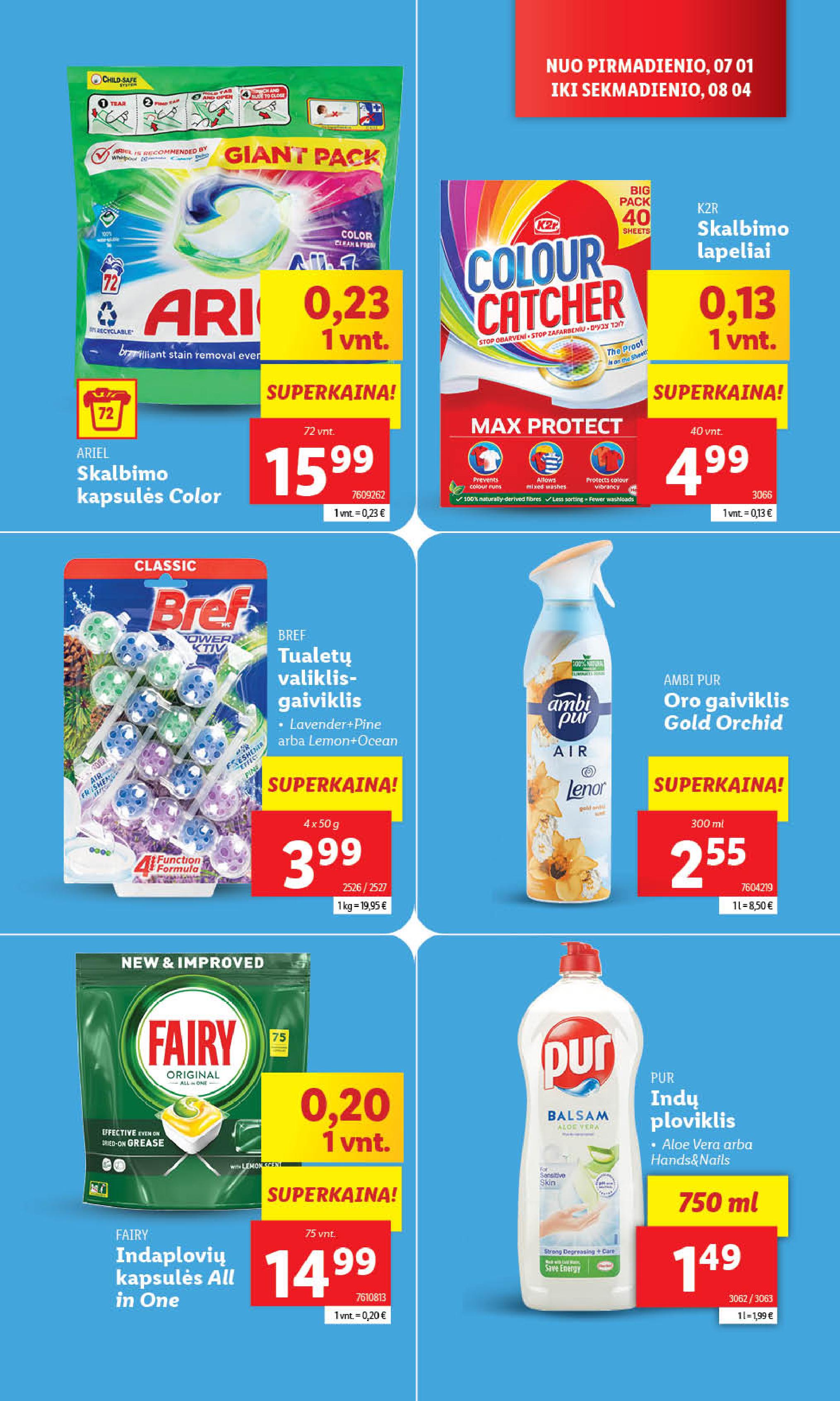 Naujausias LIDL kaininis katalogas 2024.07.29 - 2024.08.04