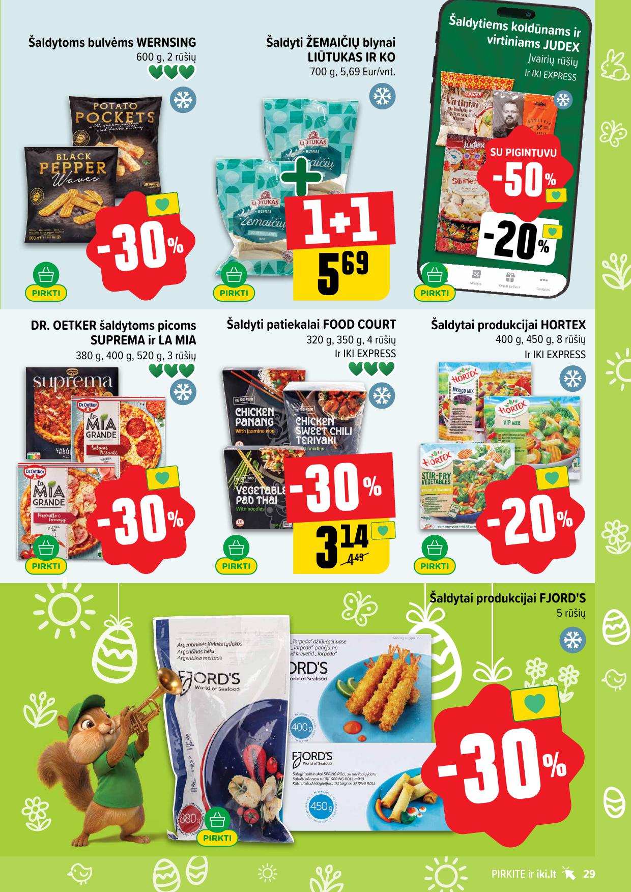 Naujausias IKI kaininis katalogas 2026.03.16 - 2026.03.22