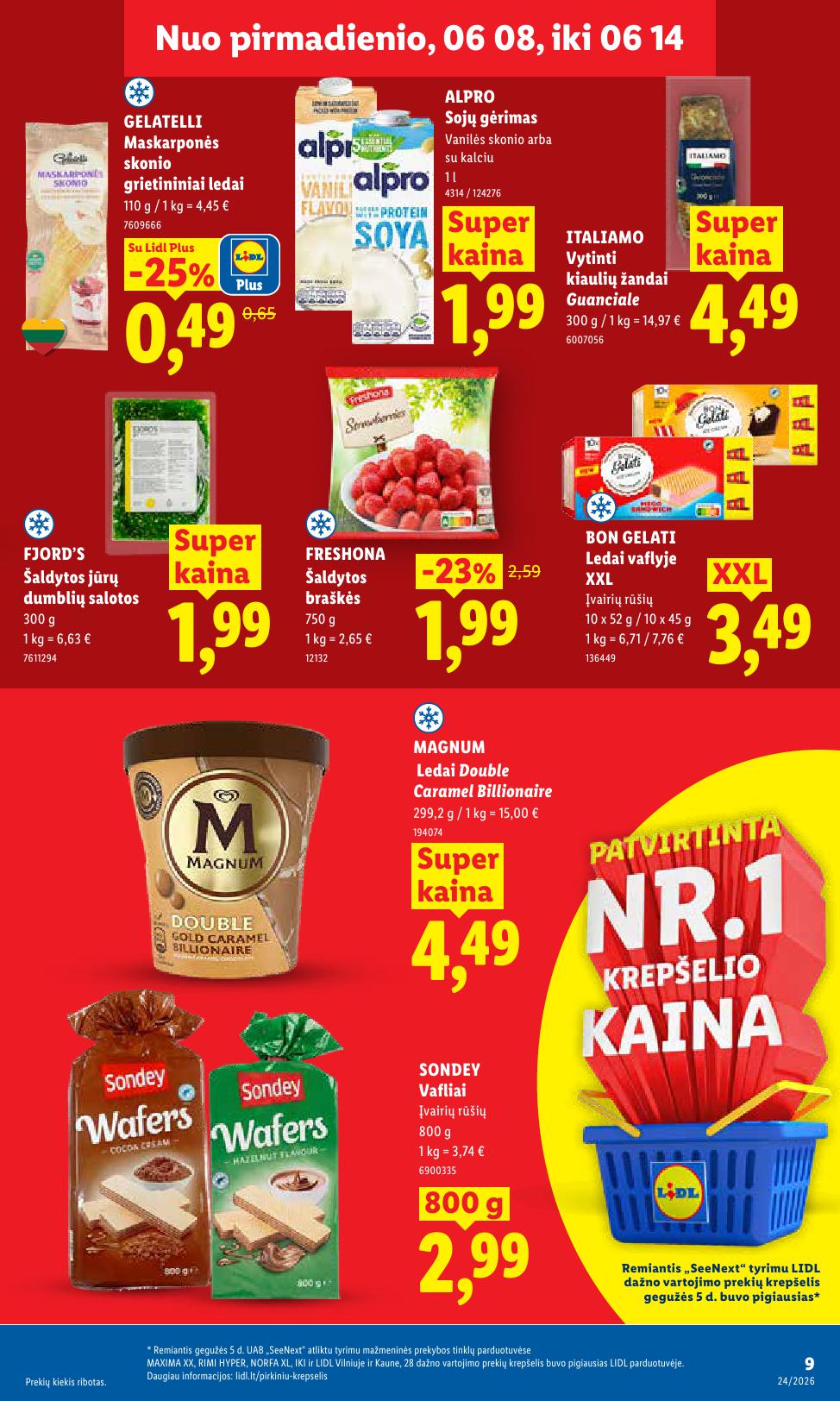 Naujausias LIDL kaininis katalogas 2026.06.08 - 2026.06.14
